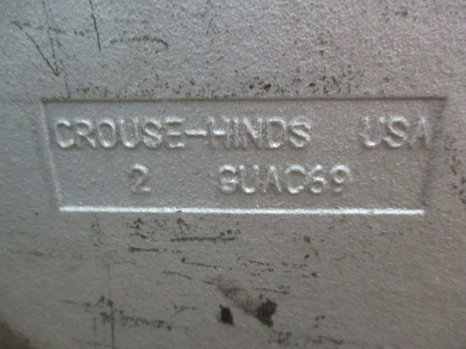 Crouse-Hinds Explosion Proof Junction Box GUAC69 Used
