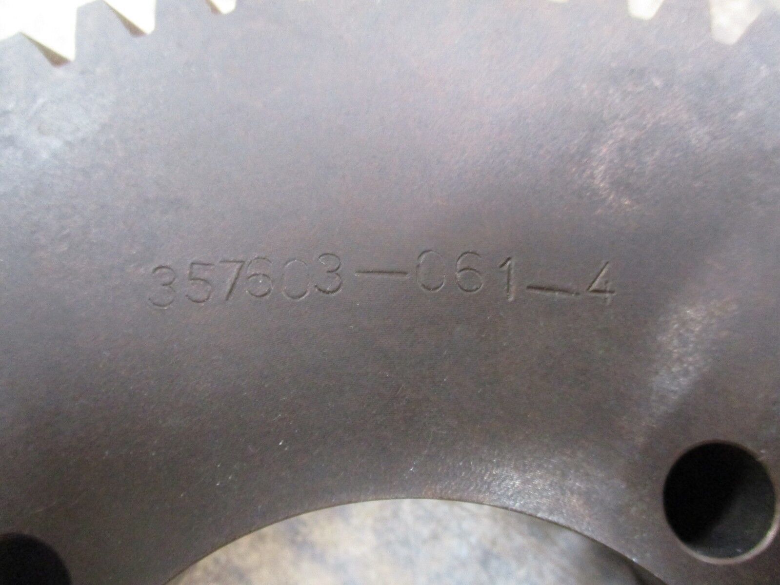 Unknown Brand Sprocket 357603-061-4 3-1/8" Interior Diameter 8" Outside Diameter