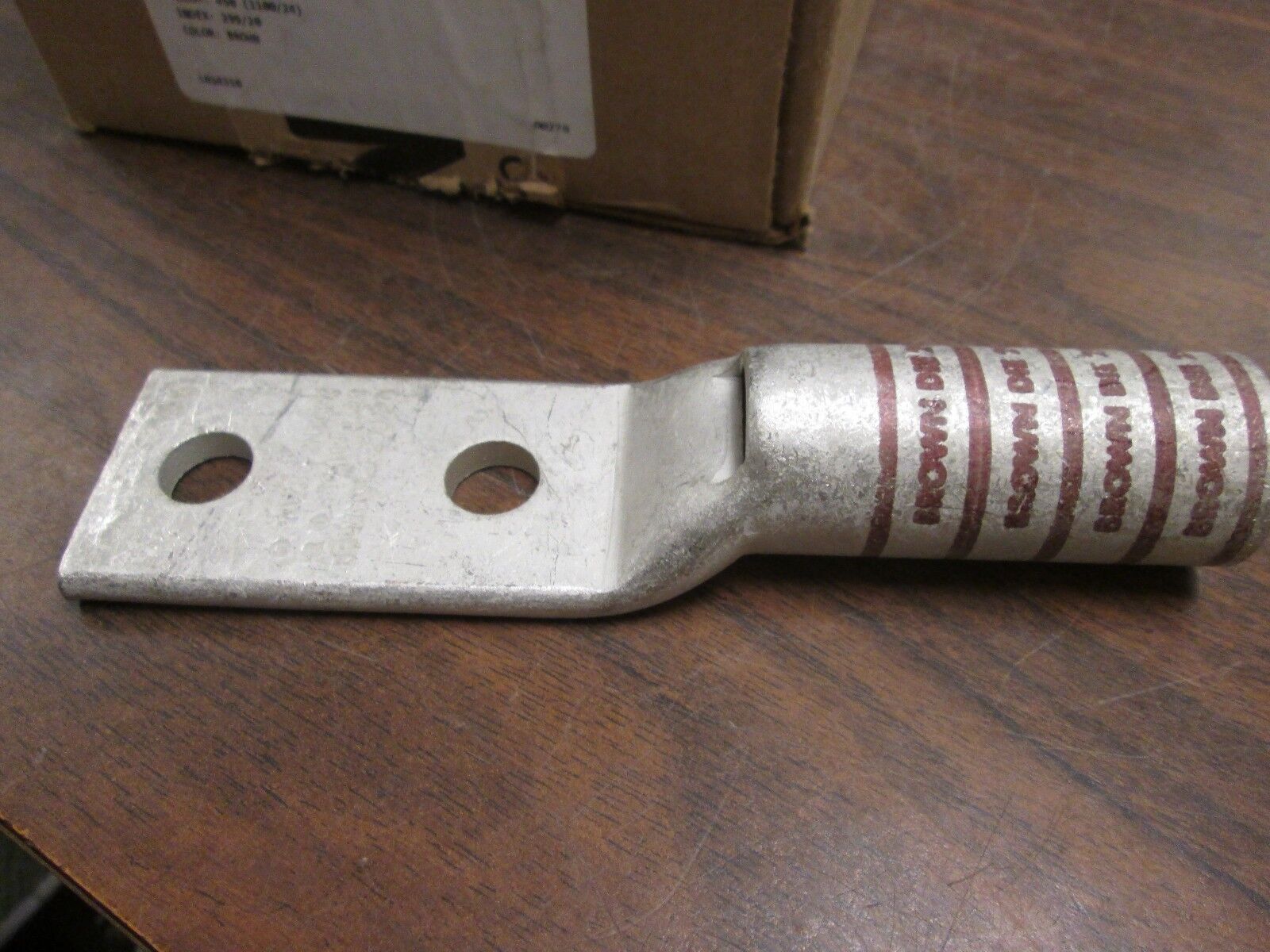 Burndy Hylug Crimp Lug YA2362NTCFX CULUG 450FLX Long w/ Port *Box of 10*