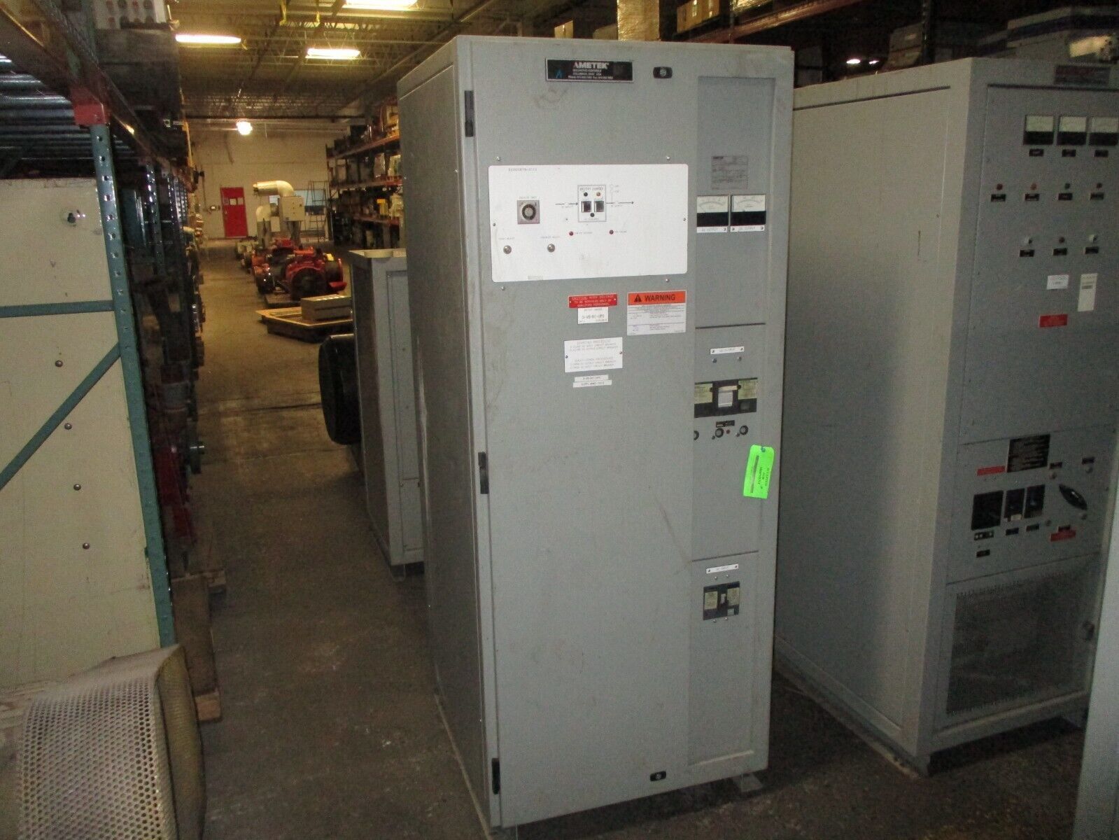 Ametek Battery Charger BCR12400-48-13-60-S 400A Output: 130VDC 400A Used