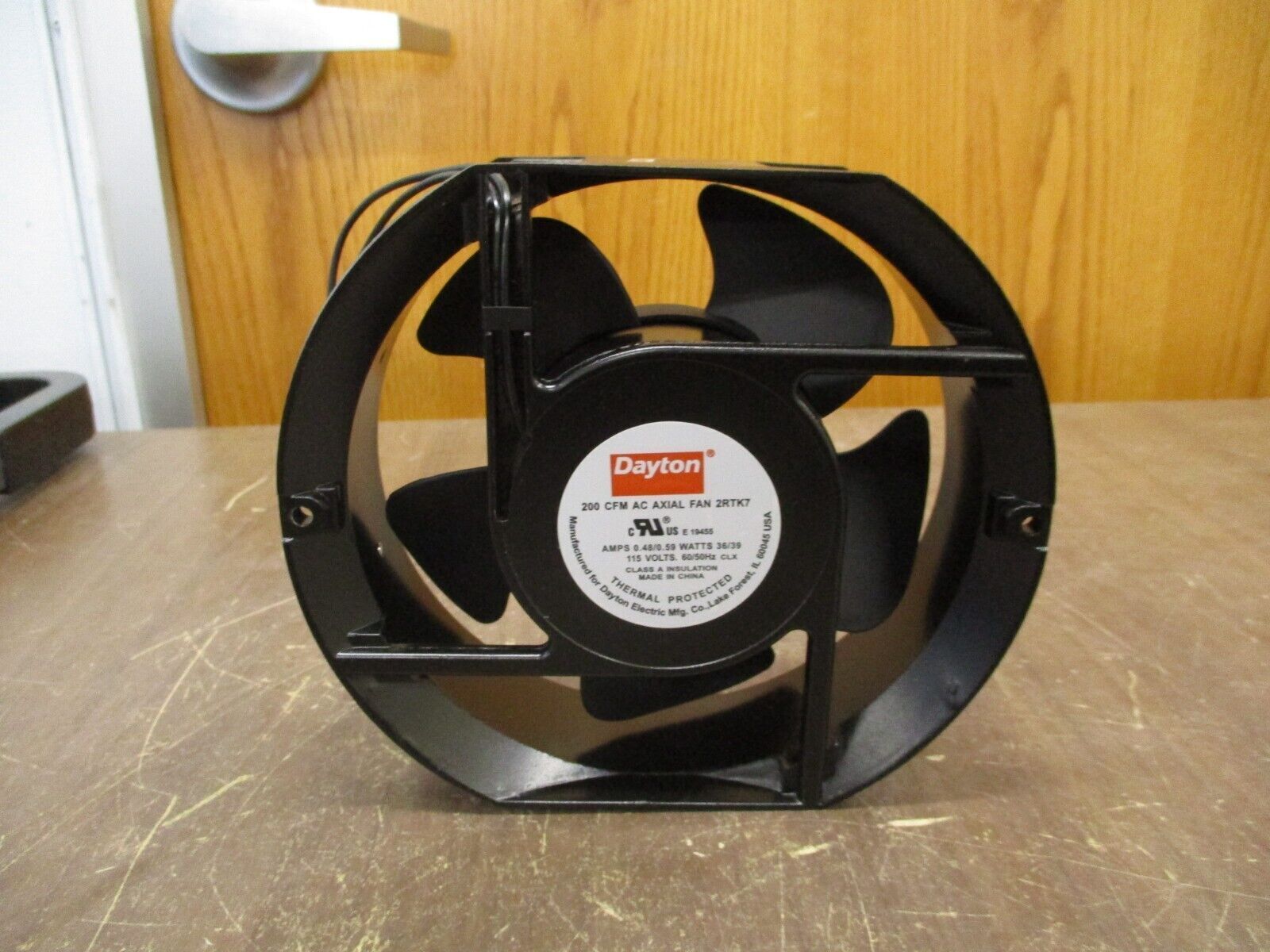 Dayton AC Axial Fan 2RTK7 115V 200 CFM New Surplus
