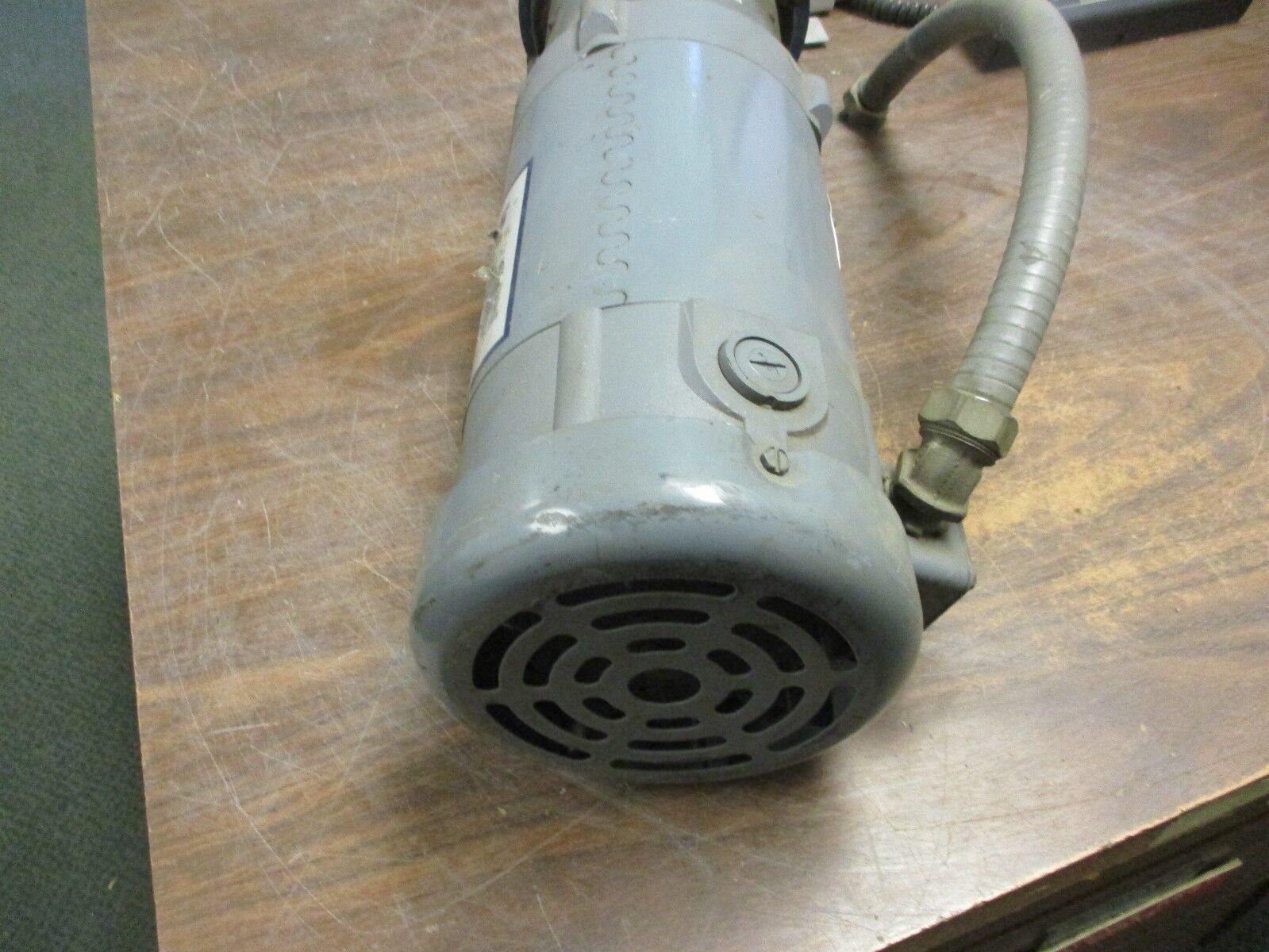 Baldor DC Motor w/ Gear 34-4813-3674 1/2HP 1800RPM FR:56C 90V 4.5A Used