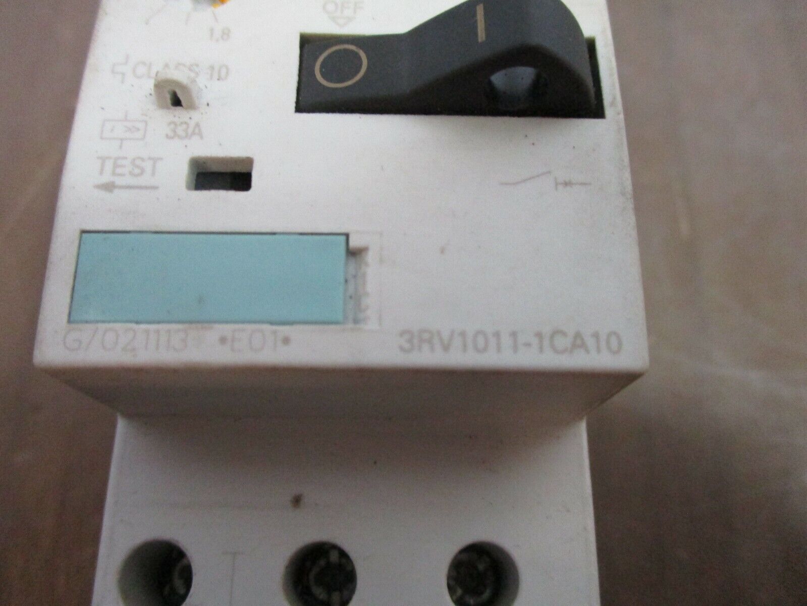 Siemens Sirius Starter 3RT1016-1AB01 / 3RV1011-1CA10 24V Coil Trip: 1.8-2.5A