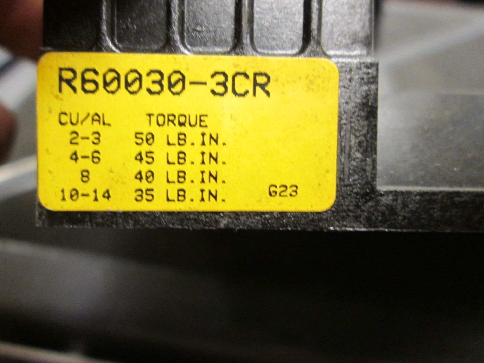 Bussmann Fuse Holder R60030-3CR 30A 600V 3P **Lot of 2**