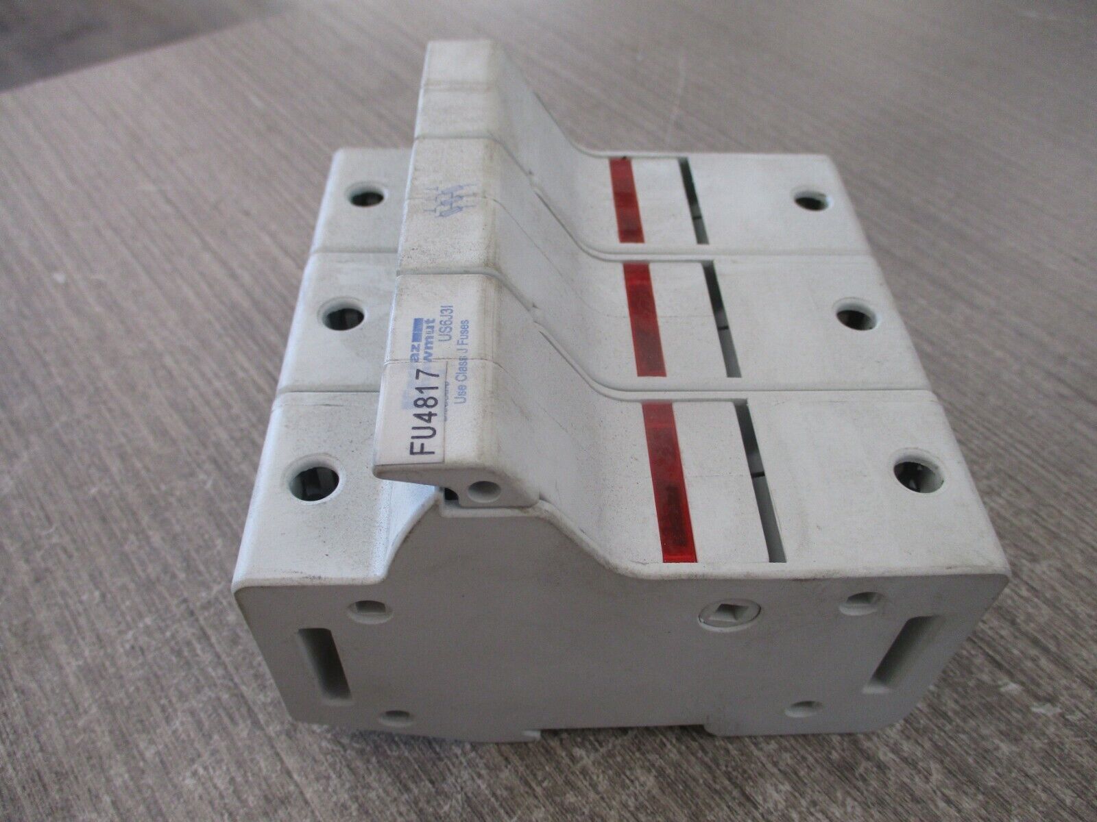 Ferraz Shawmut Fuseholder US6J3I 60A 600V 3P Used