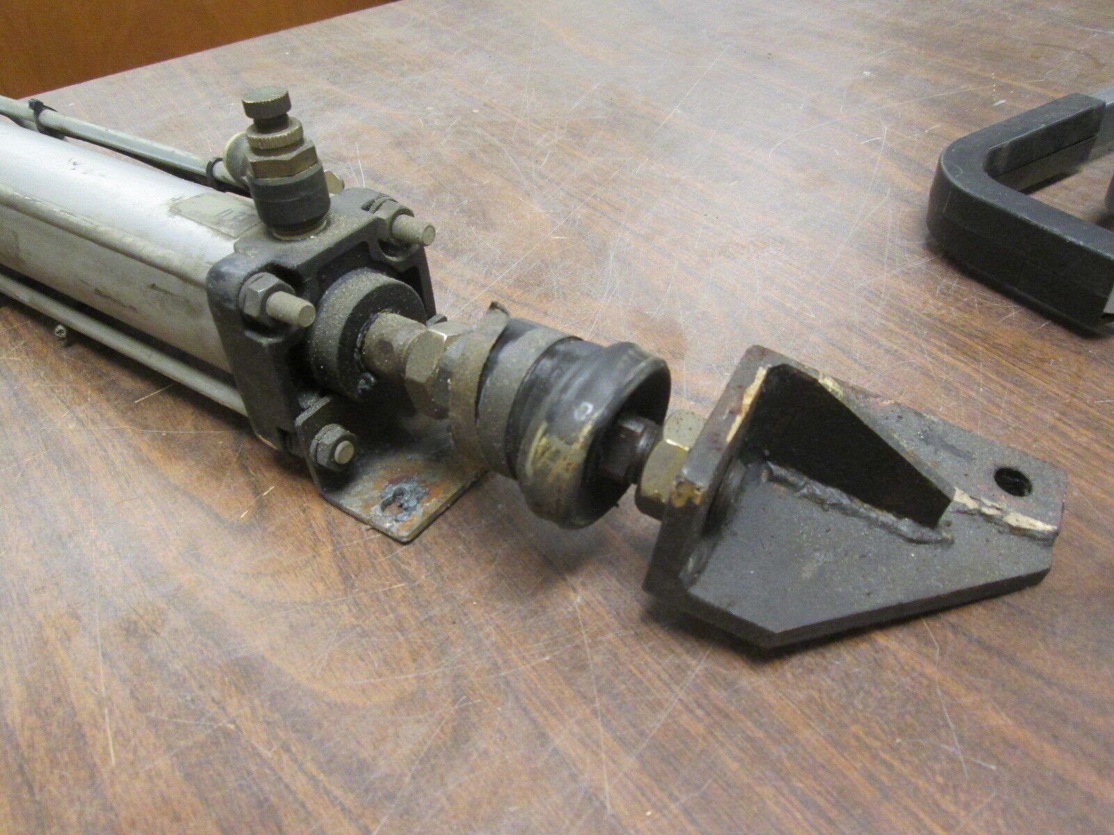 SMC Switch Air Cylinder CDA1 N50-450 Max Press: 9.9 kgf/cm² Used