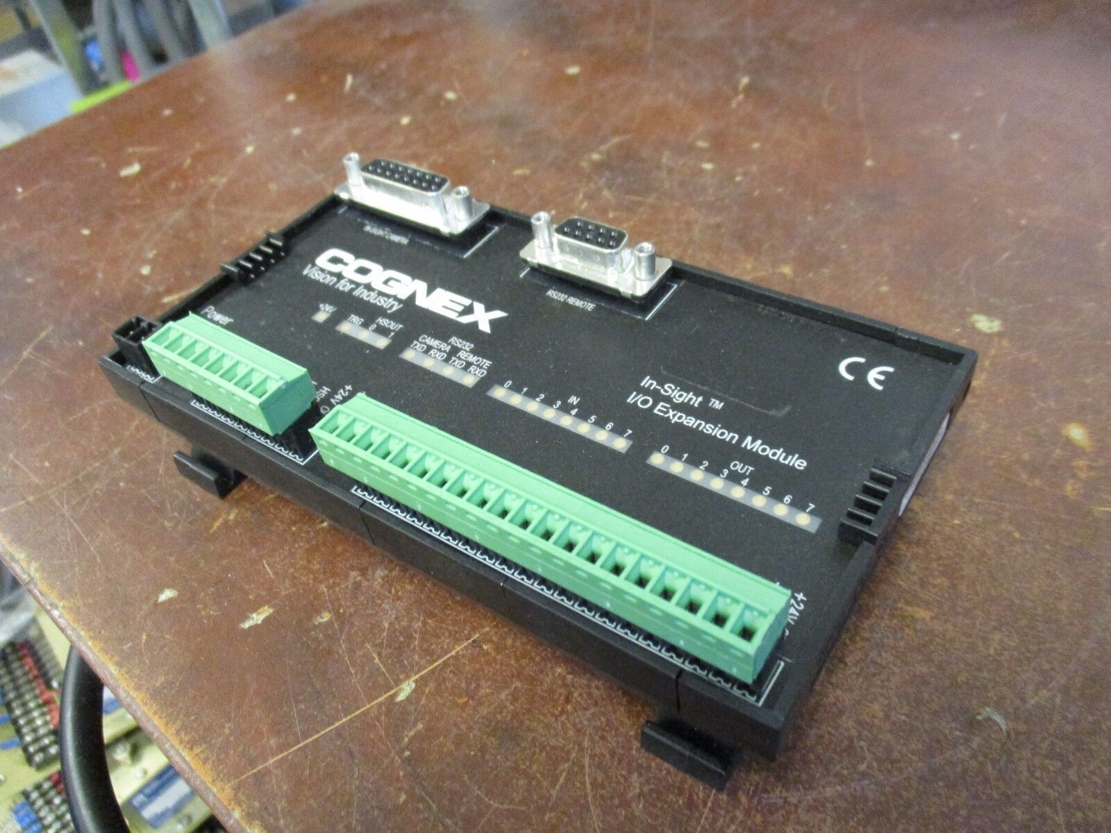 Cognex In-Sight I/O Expansion Module 800-5758-1 24V Used