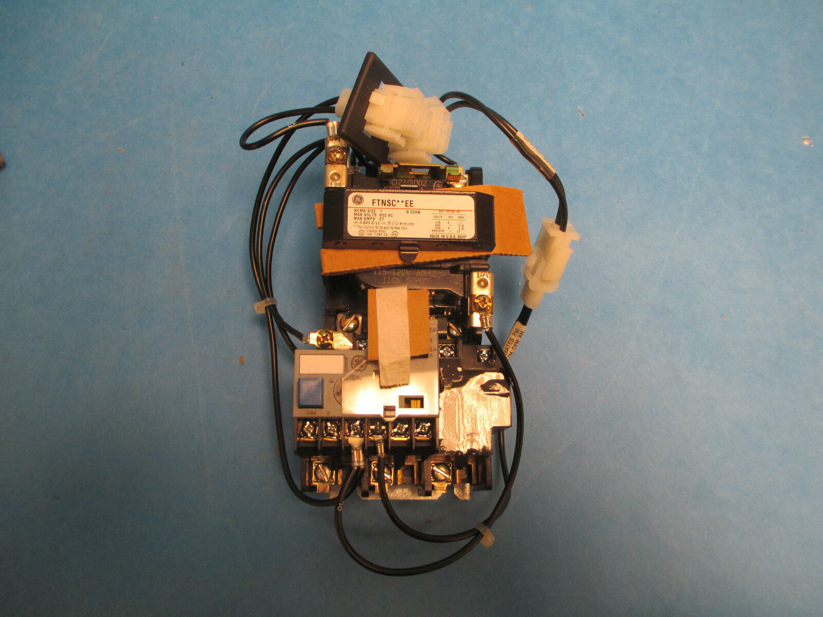 GE Starter FTNSC02EE, Size 1 115-120V 1.6-3.4 Overload, New Surplus