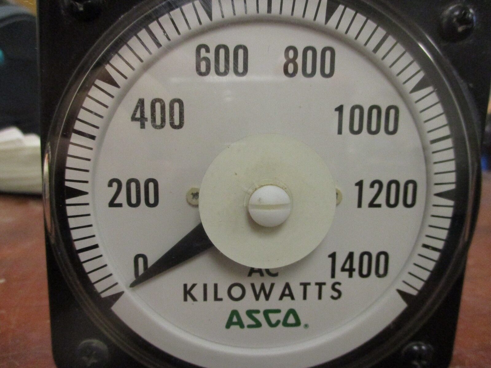 Asco / Yokogawa AC Watt Meter 103221ARFT7MST Range: 0-1400KW Used