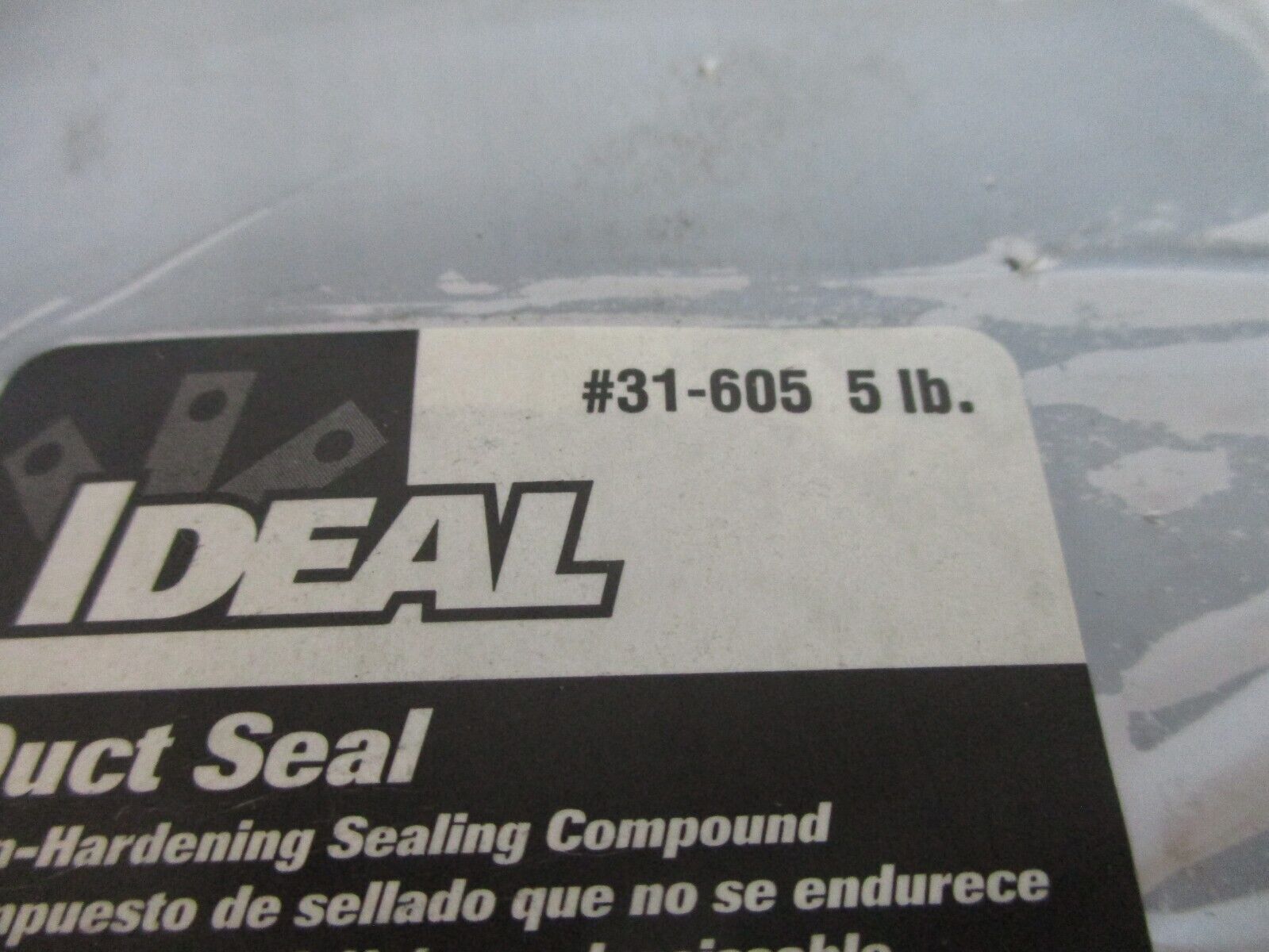 Ideal Duct Seal 31-605 Non-Hardening Sealing Compound 5lb Bag New Surplus