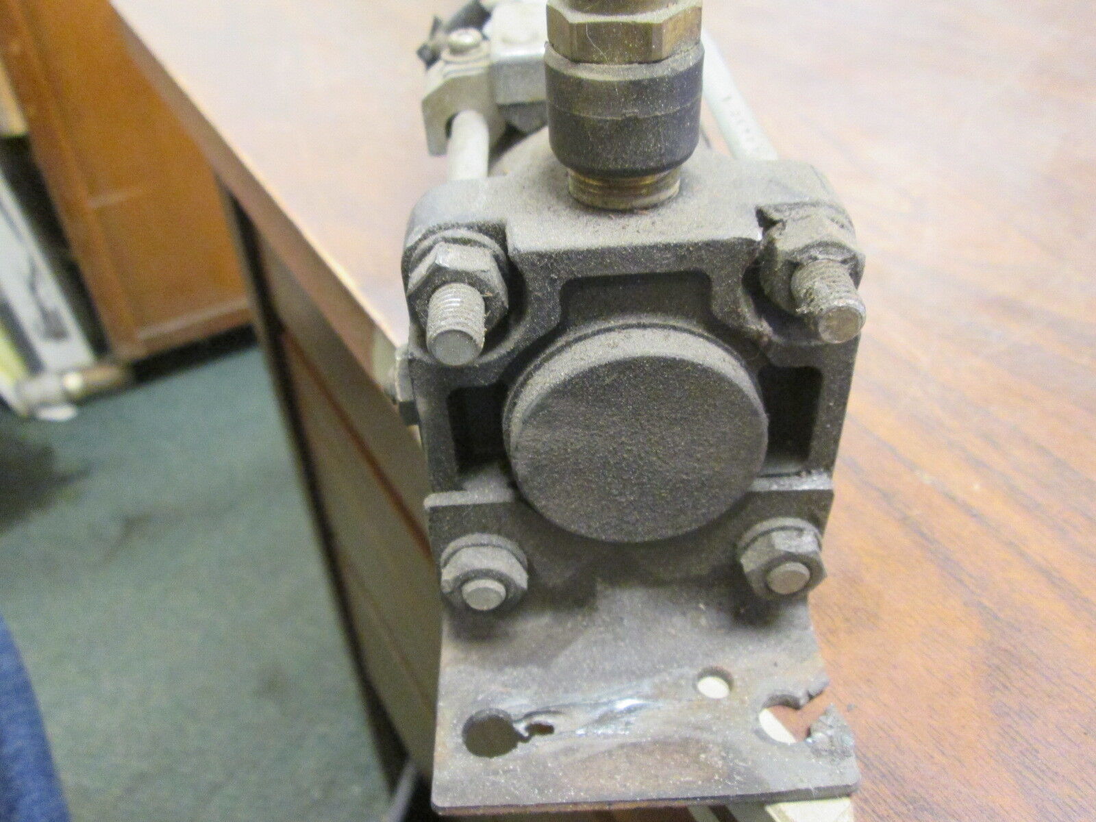SMC Switch Air Cylinder CDA1 N50-500 Max Press: 9.9 kgf/cm² Used