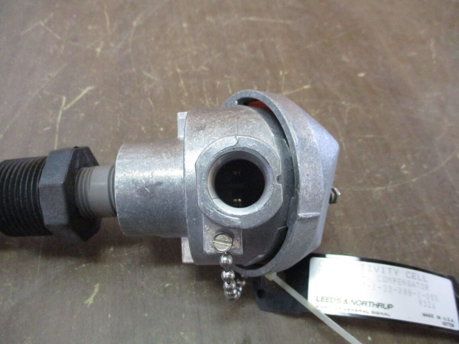 Leeds & Northrup Conductivity Cell 4905-1-33-088-1-000 w/ Temp. Compensator Used