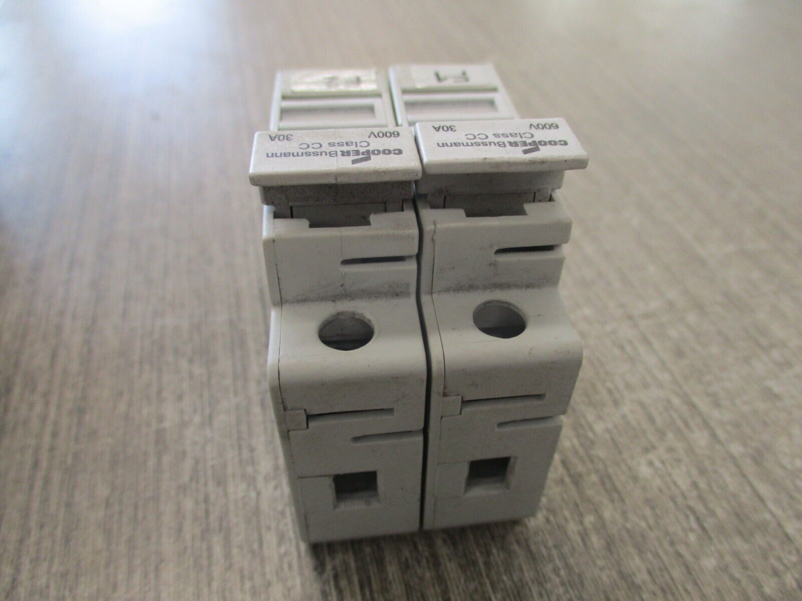 Cooper Bussmann Fuseholder CHCC1 30A 600V 1P *Lot of 2* Used