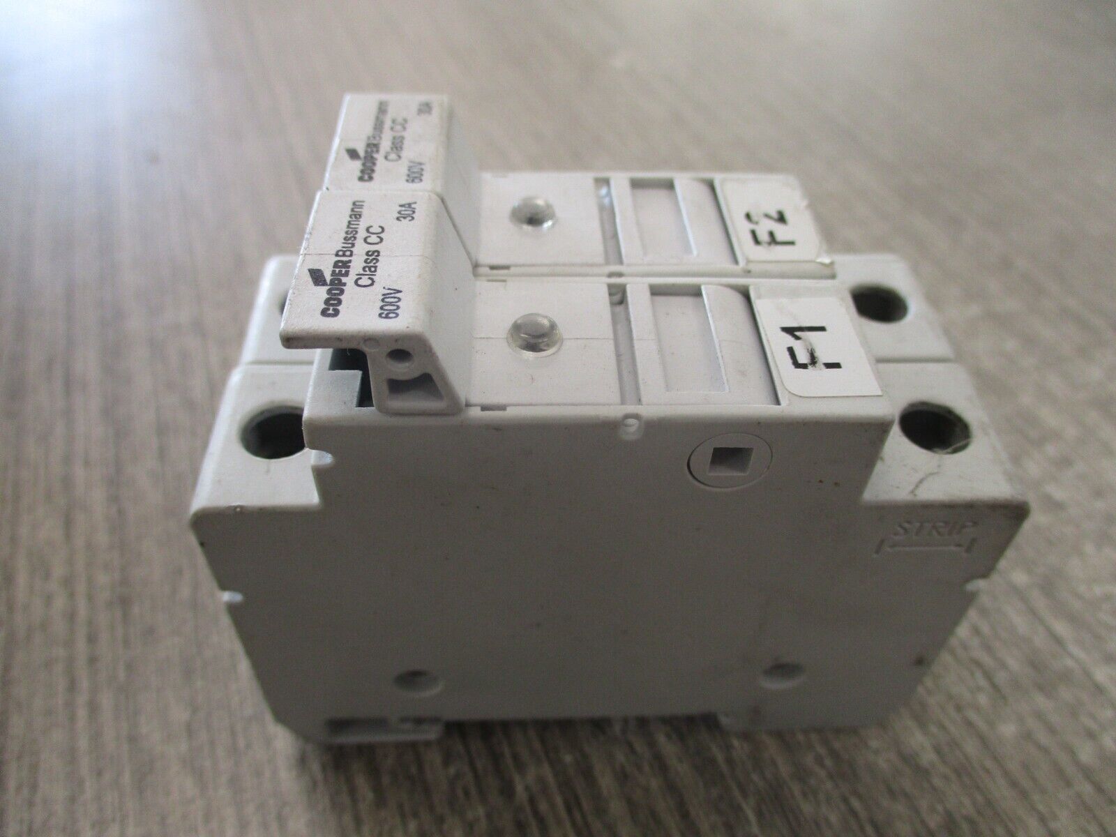 Cooper Bussmann Fuseholder CHCC1 30A 600V 1P *Lot of 2* Used