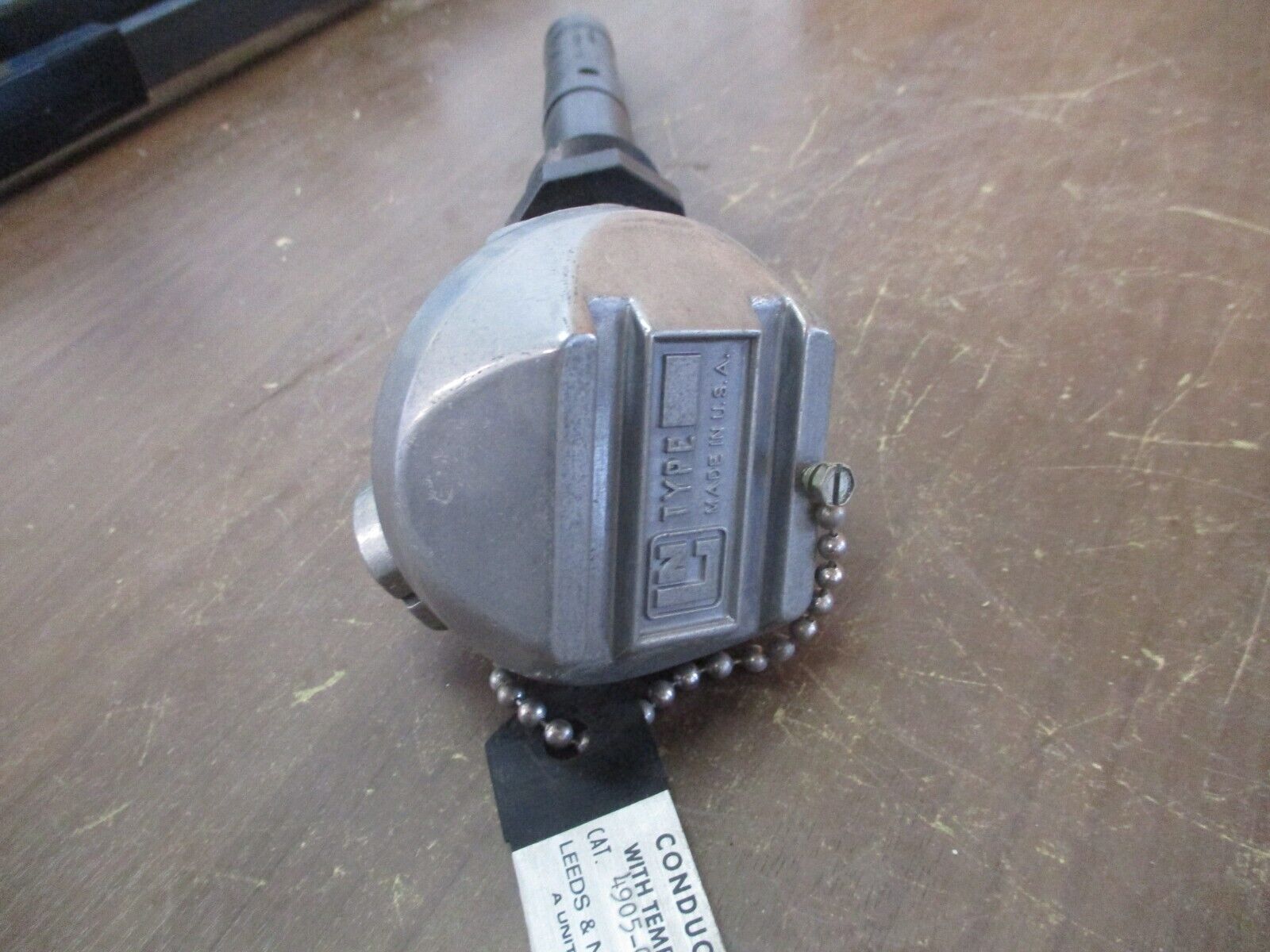 Leeds & Northrup Conductivity Cell 4905-001-33-093-1 w/ Temp. Compensator Used