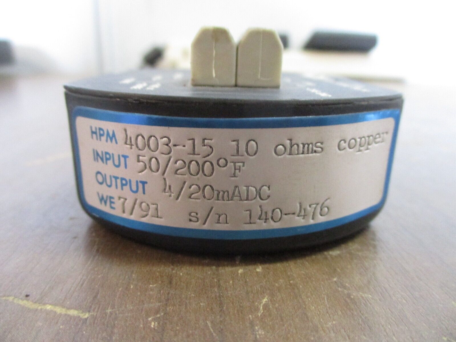 AGM AWD-1160 Thermocouple Transmitter HPM 4003-15 10 ohms Input: 50-200°F Used