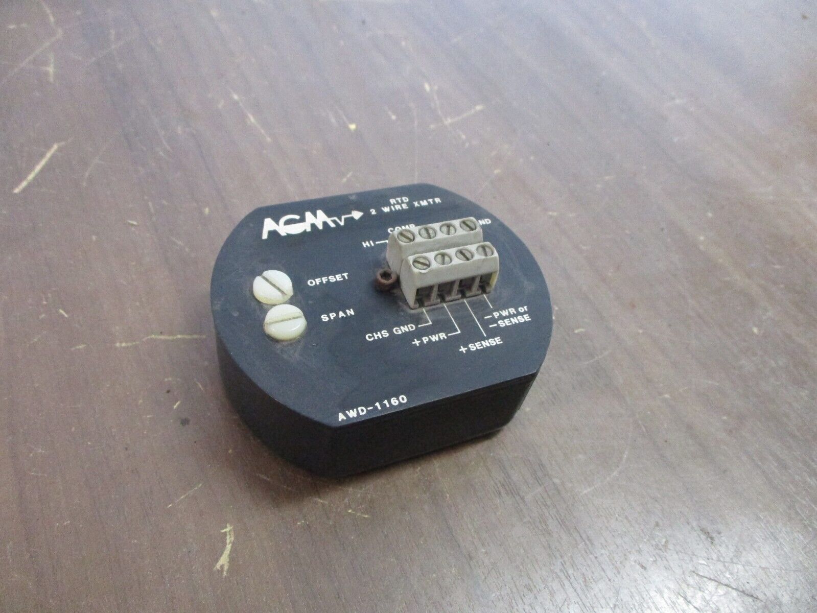 AGM AWD-1160 Thermocouple Transmitter HPM 4003-15 10 ohms Input: 50-200°F Used