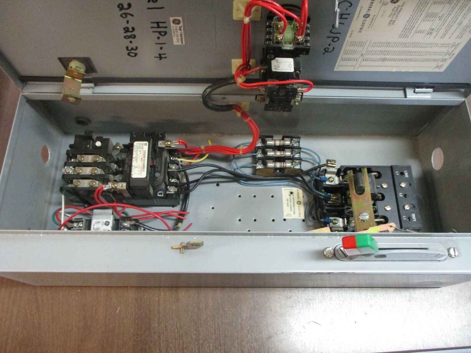 GE Non-Fusible Size 0 Combination CR308B1041AABSLR 115-120V Coil 18A 600V Used