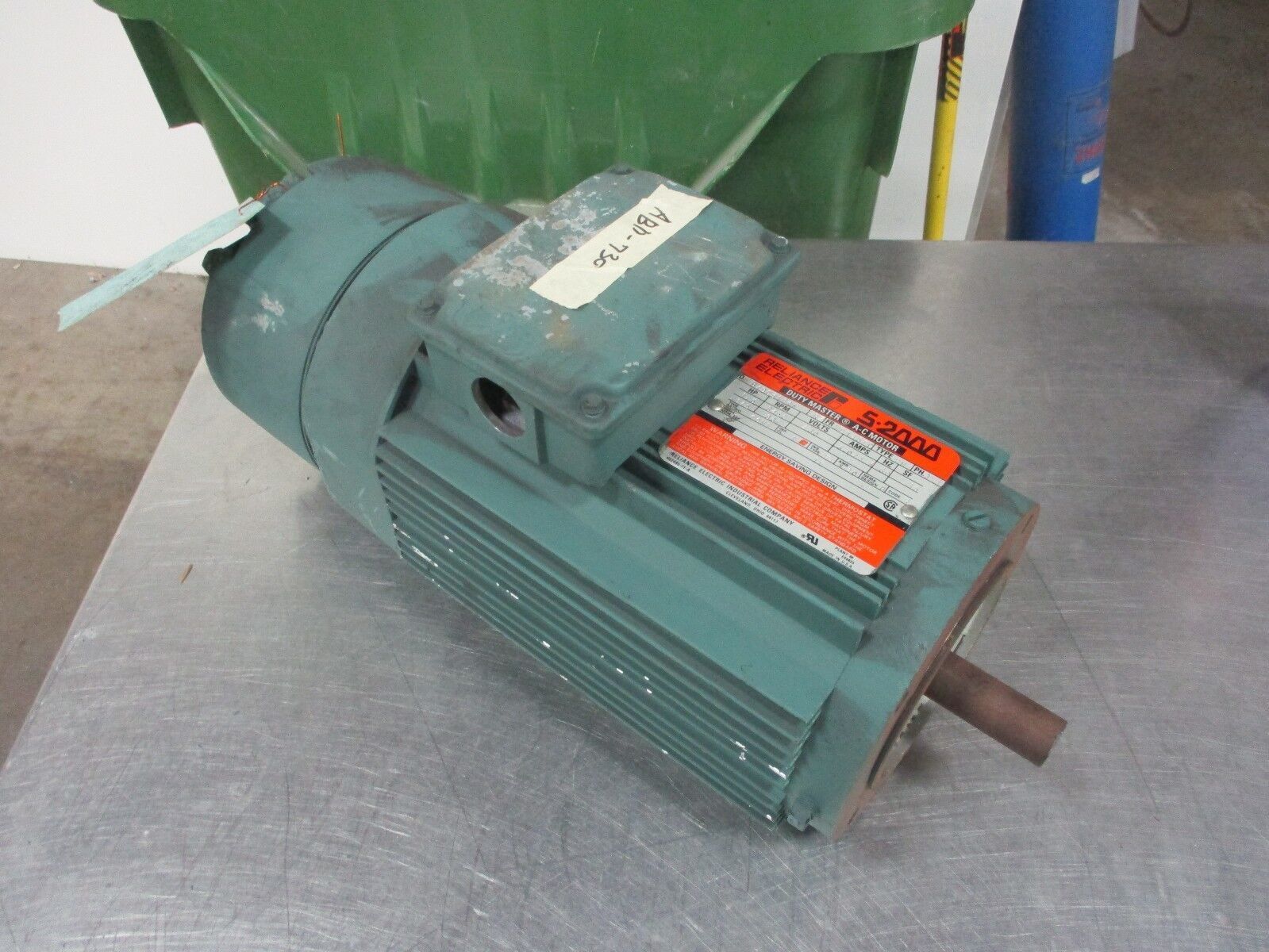 Reliance Duty Master AC Motor w/ Brake B79C3134N-RZ 1.5HP 3500RPM FR:WD145TC