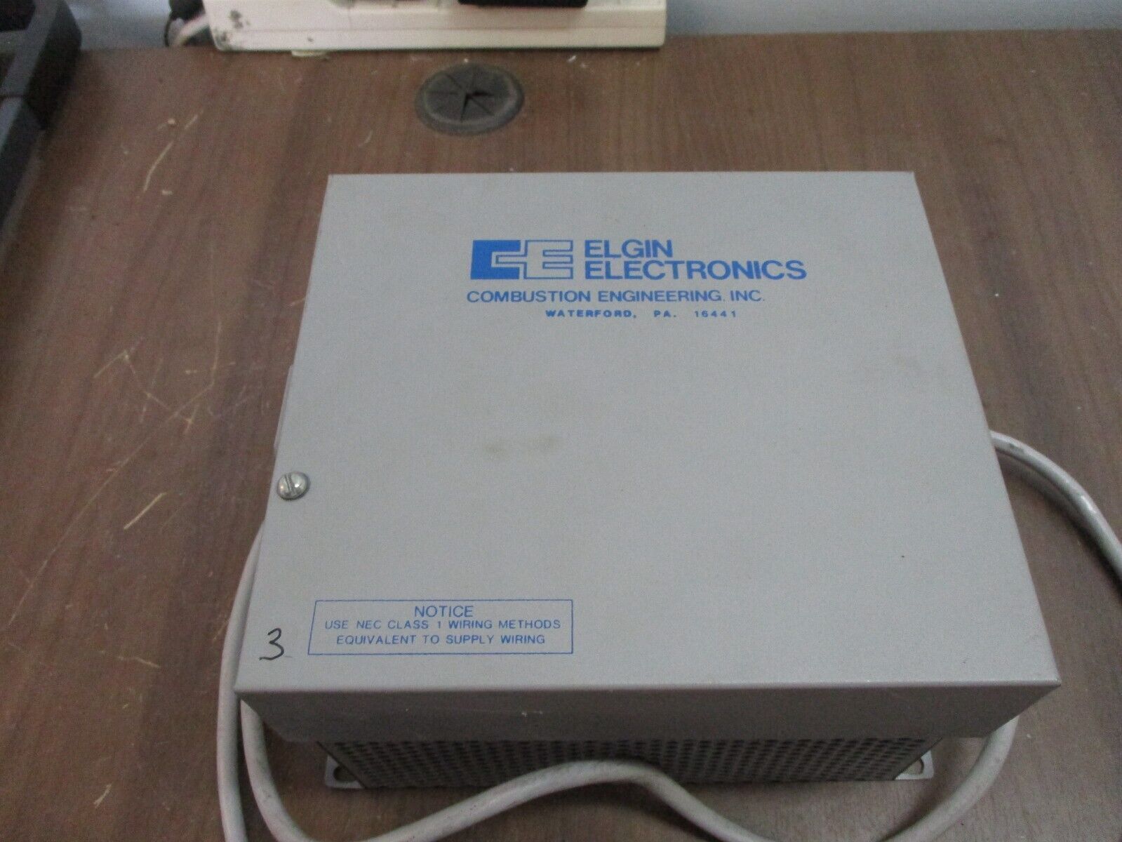 Elgin Electronics Power Supply System EAK-4 190W Input: 111/117/123V 60Hz 25W