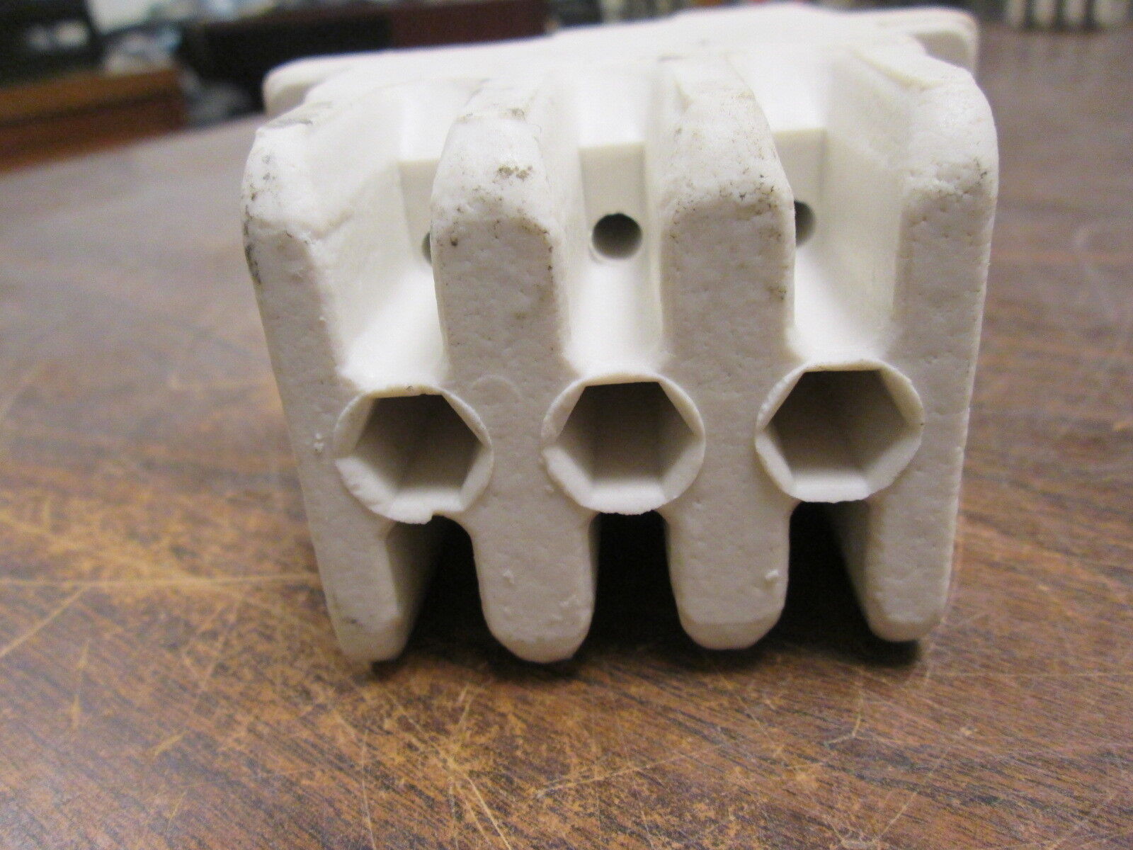 Liebert Porcelain Insulator Block H014A Used