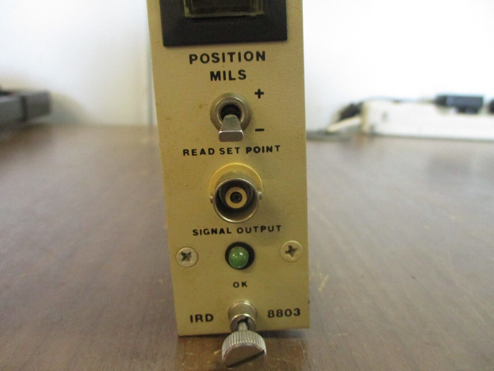 IRD Mechanalysis 8803 Spindle Position Monitor 15377 Output: 0-1V