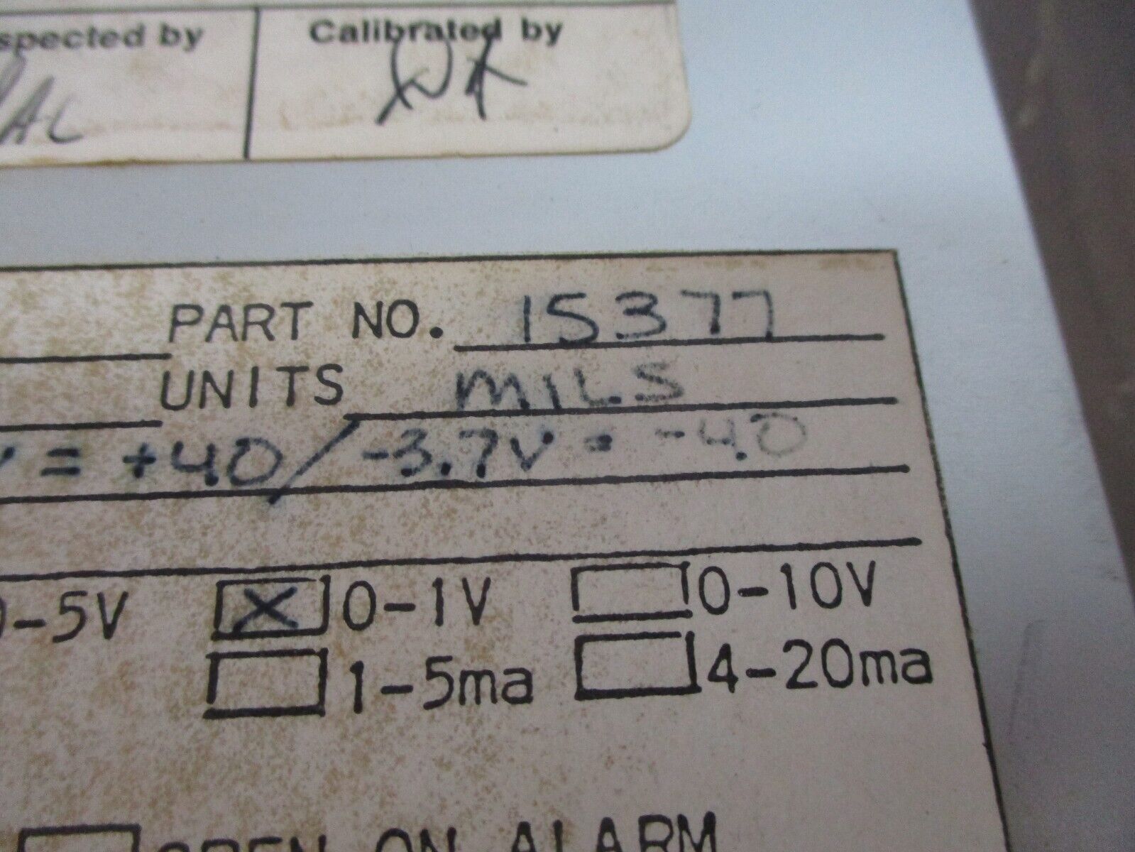 IRD Mechanalysis 8803 Spindle Position Monitor 15377 Output: 0-1V