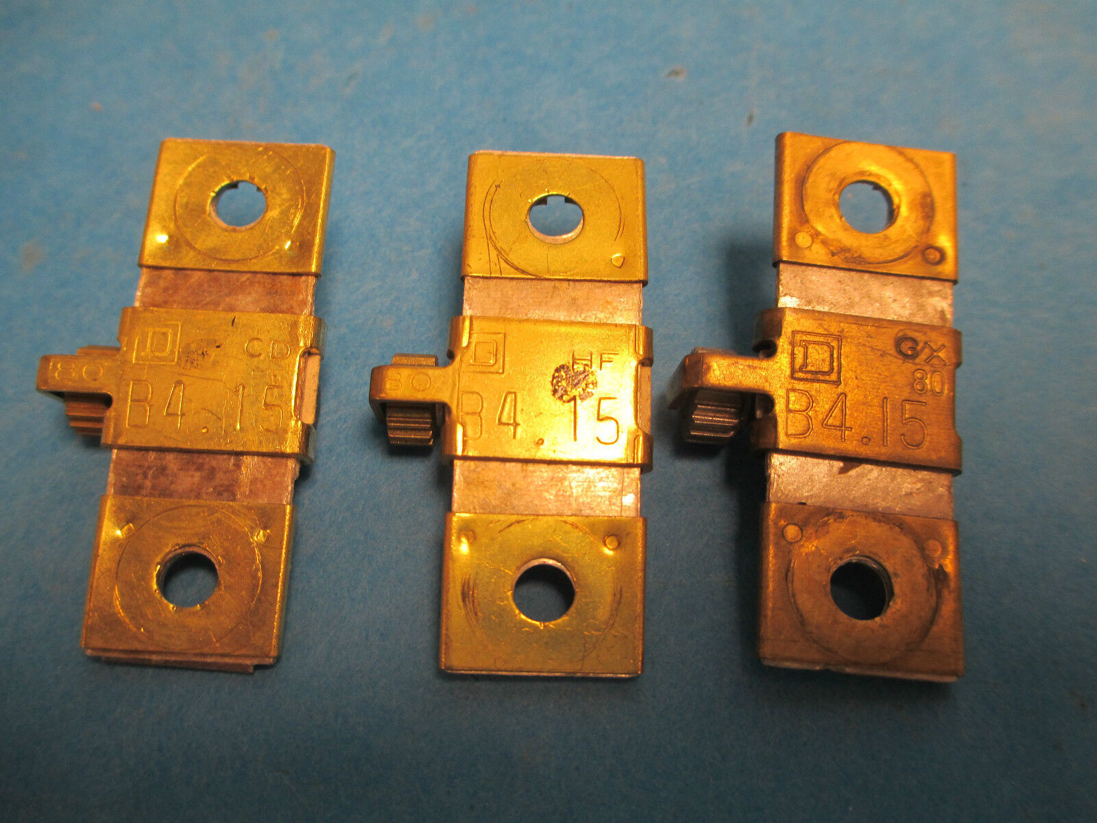 Square D B4.15 Overload Relay Thermal Units *Box Of 3* Used