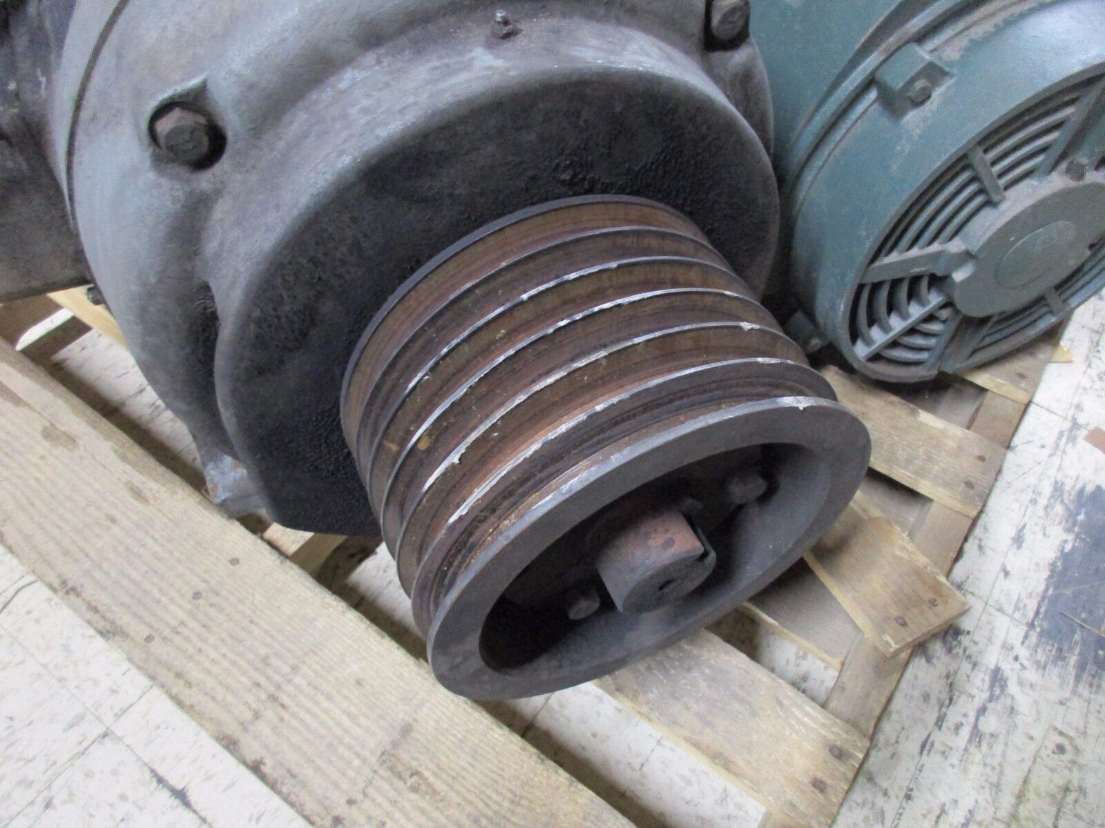 Delco AC Motor B-4619 75HP 1770RPM 208-220/440V 186-174/87A 405U Frame 3Ph Used