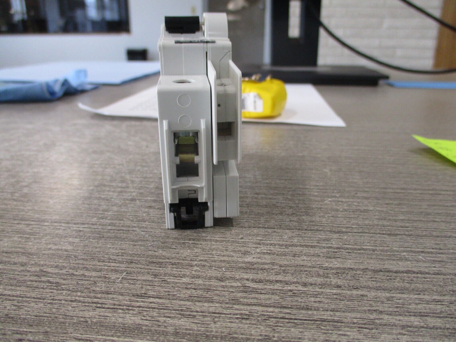 ABB Circuit Breaker W/IP Adder S 201 U K 15 A 15A 240V 2P Used