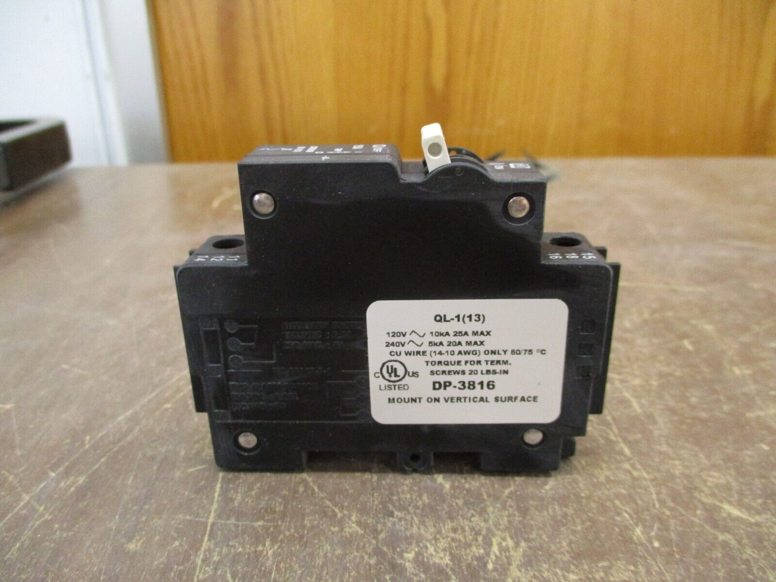 CBI Circuit Breaker QL-1(13) 15A 120/240V 1P Used