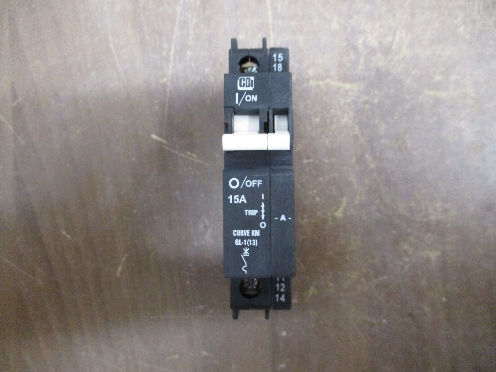 CBI Circuit Breaker QL-1(13) 15A 120/240V 1P Used