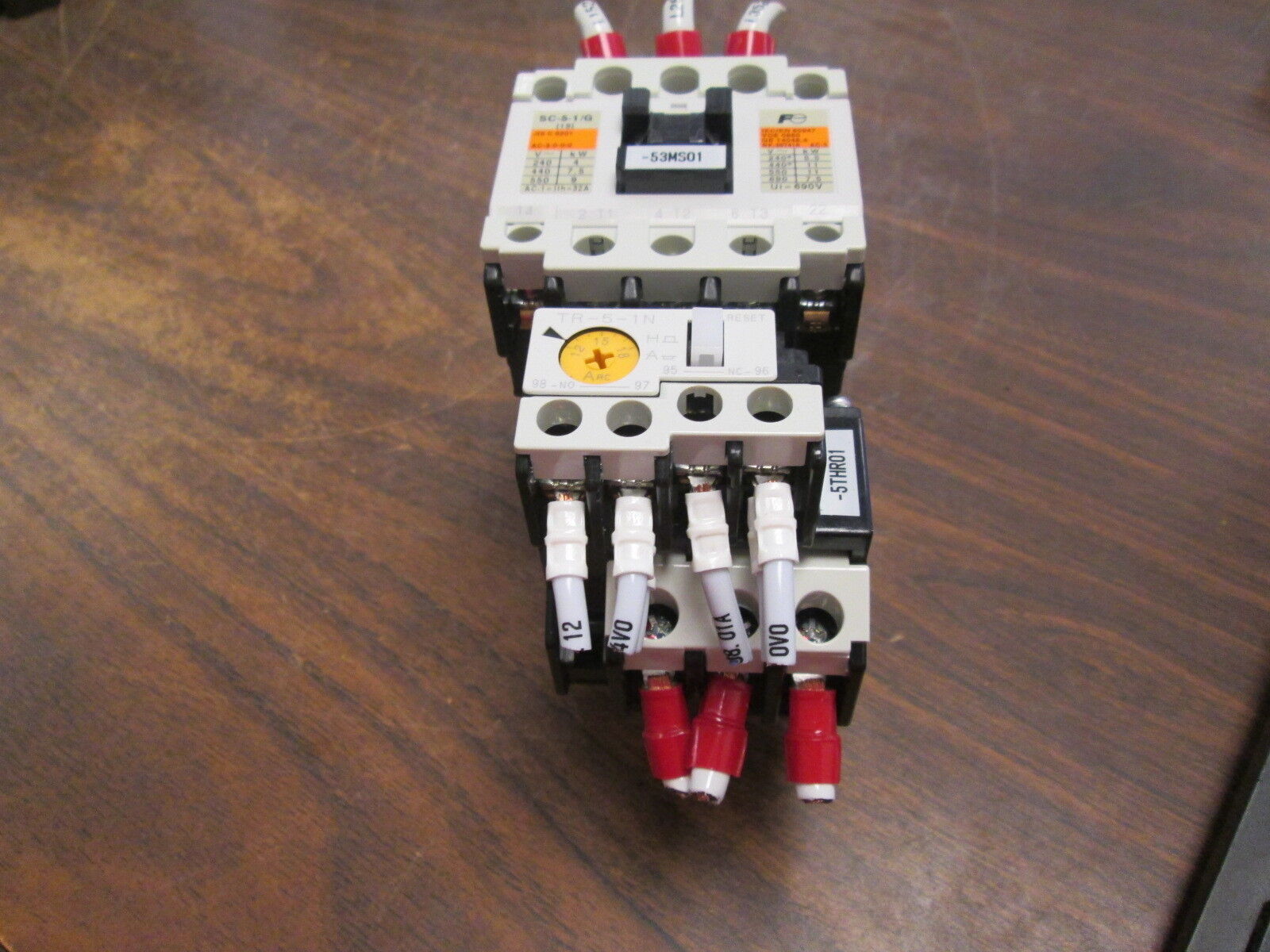 Fuji Electric SC-5-1/G Starter SC20AG/TR-5-1N TR20N 24VDC Coil 32A 600V Used