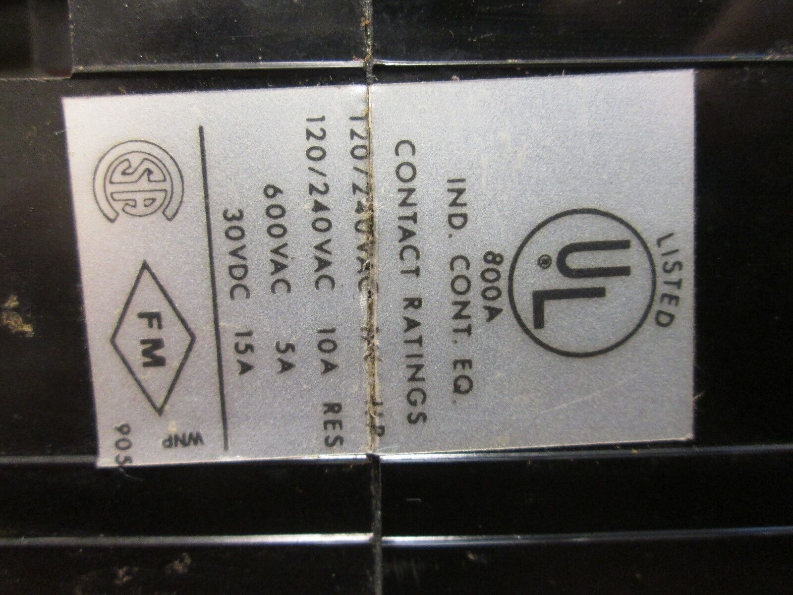 Agastat Timer 7012AK 1-300sec Range 120V Coil w/ Aux Contacts Used