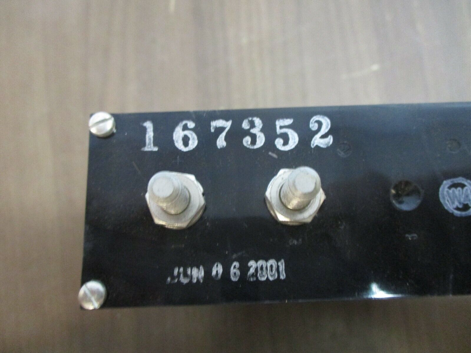 Weschler VX-252 Panel Meter 167352 E.S=10 VDC Used