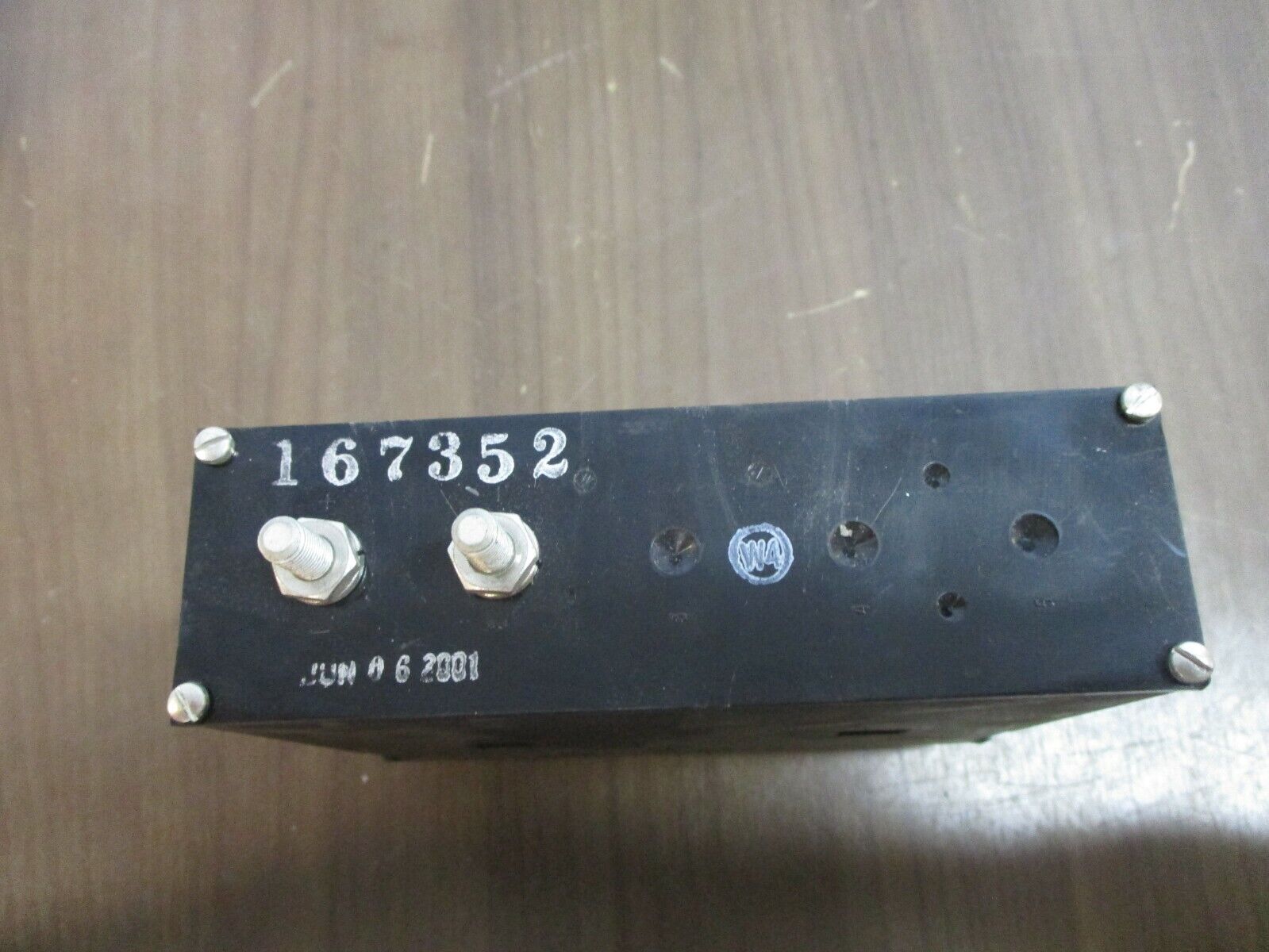 Weschler VX-252 Panel Meter 167352 E.S=10 VDC Used