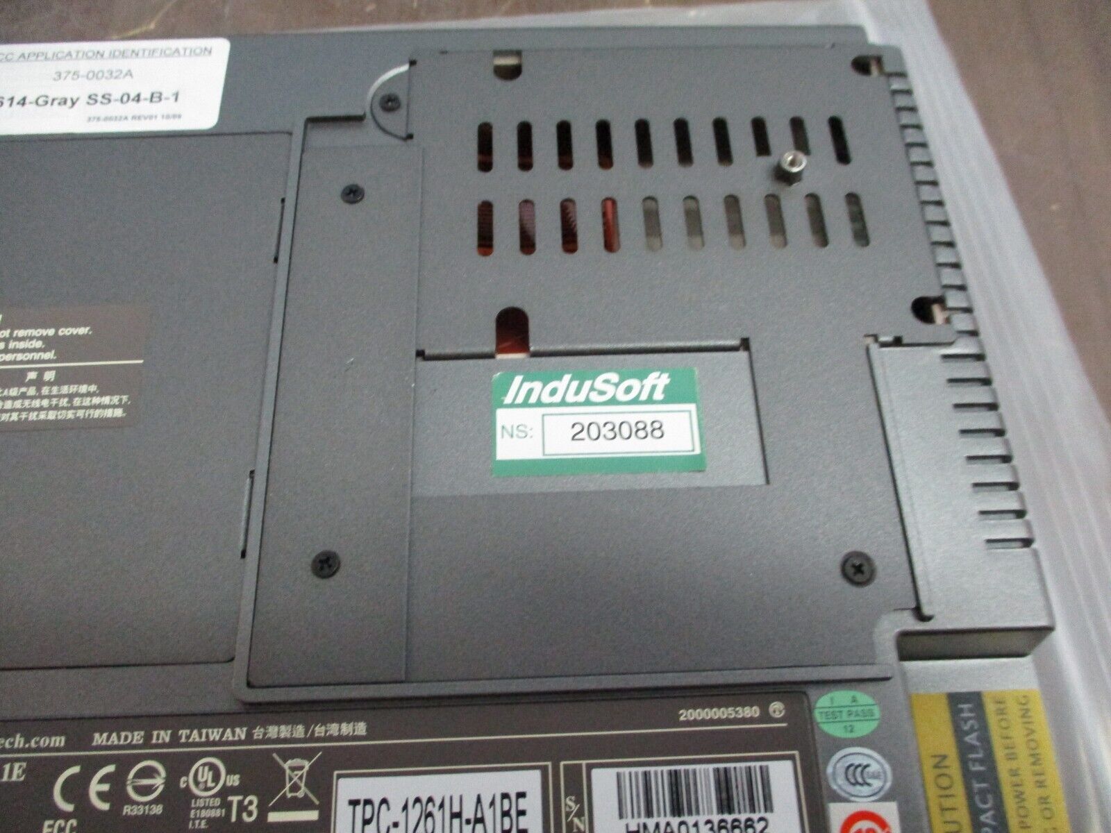Advantech Touchscreen Panel PC TPC-1261H-A1BE Used