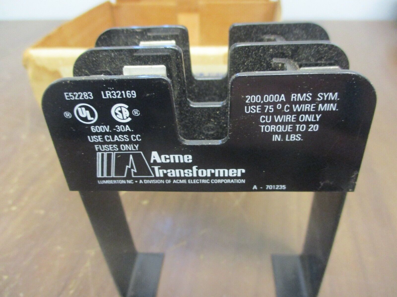 Acme Transformer Primary Fuse Kit PL-112700 New Surplus