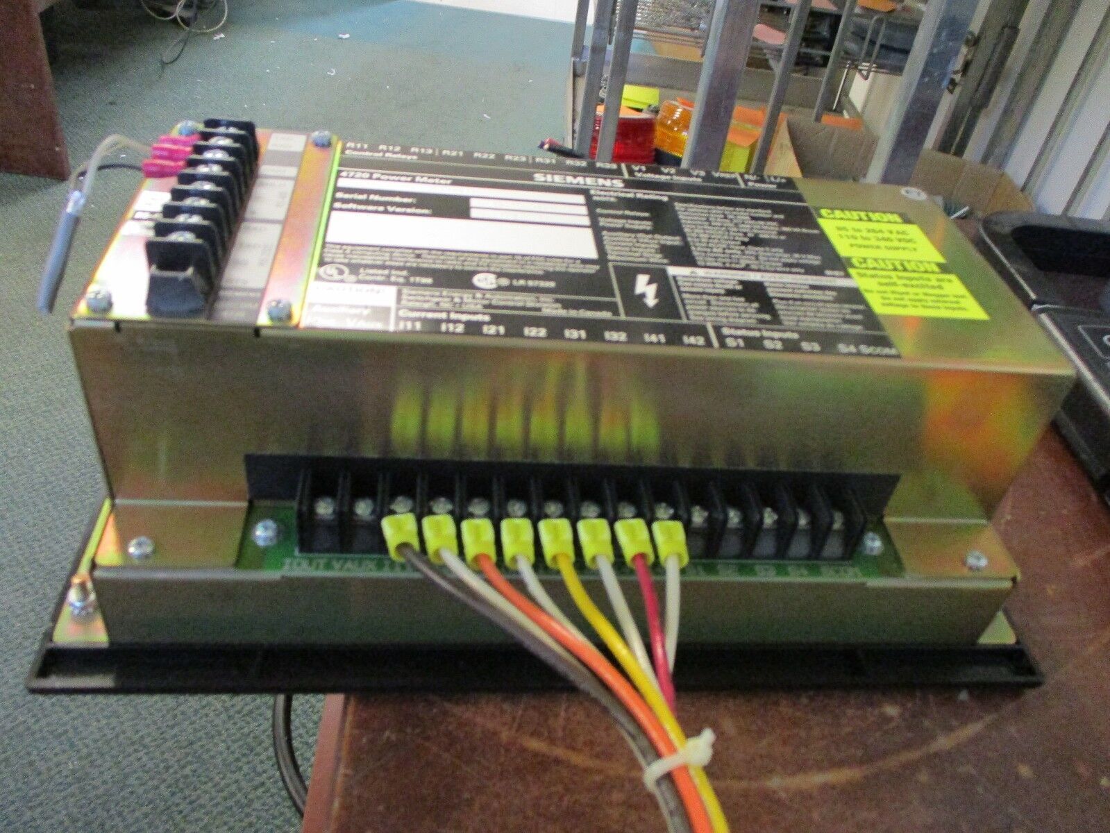 Siemens 4720-Power Meter 4720-DRMC-11-51T Software Ver: 1.3.0.1 Used