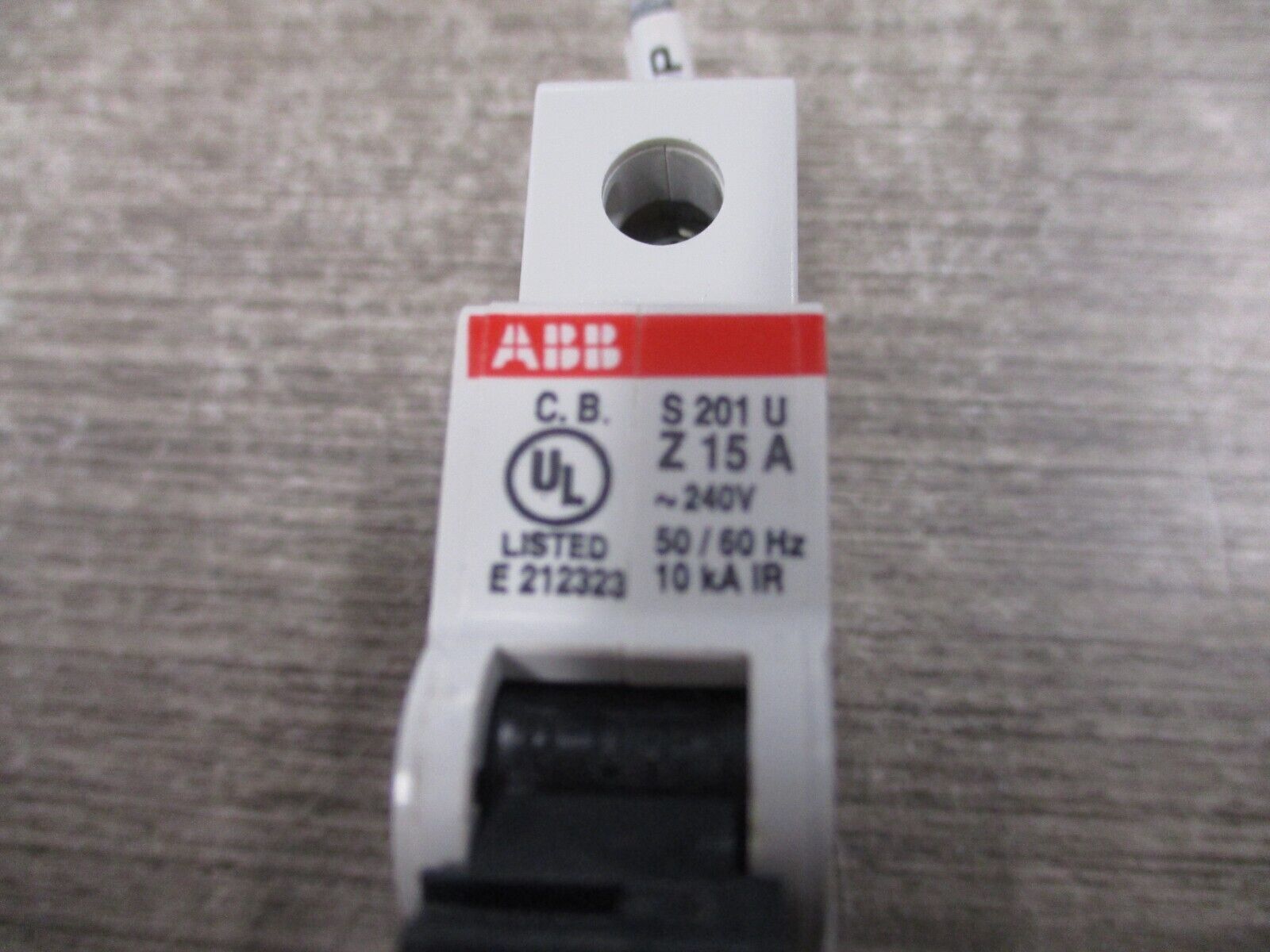 ABB Circuit Breaker S 201 U Z 15A 15A 240V 1P *Lot Of 2* Used
