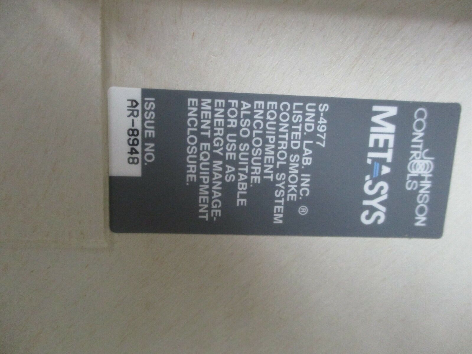 Metasys Facilitator Air Handling Unit Controller AtlUI03 Used