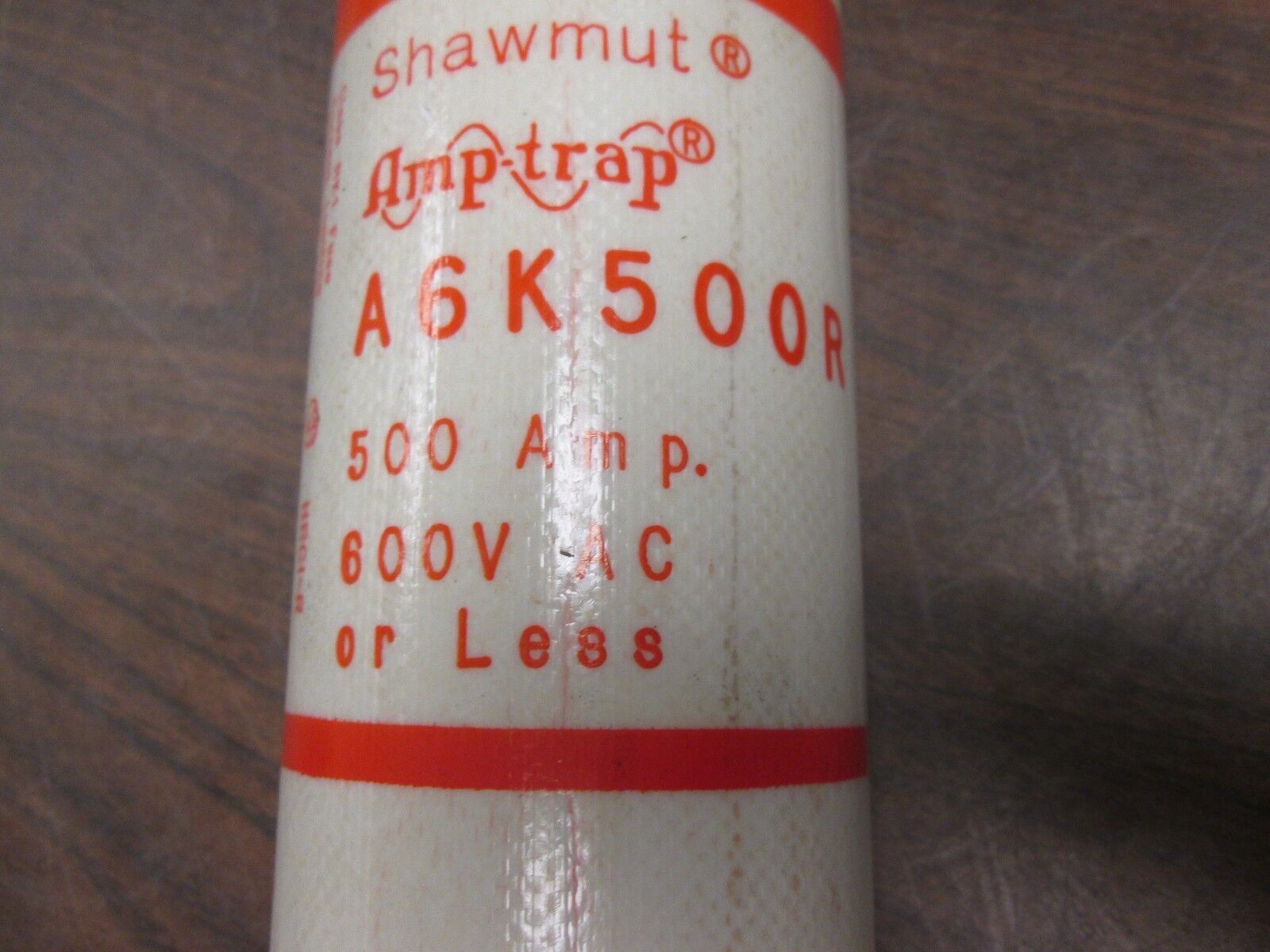 Gould Shawmut Amp-Trap Fuse A6K500R 600V 500A Used