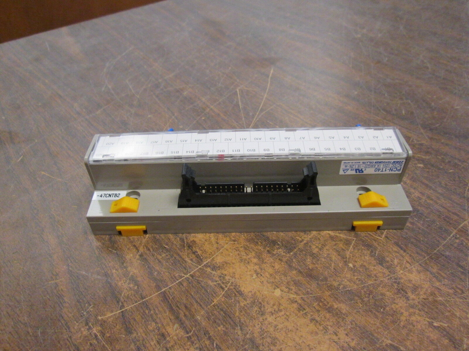Togi Terminal Block PCN-IT40 125V AC/DC 1A AWG22-16 Used