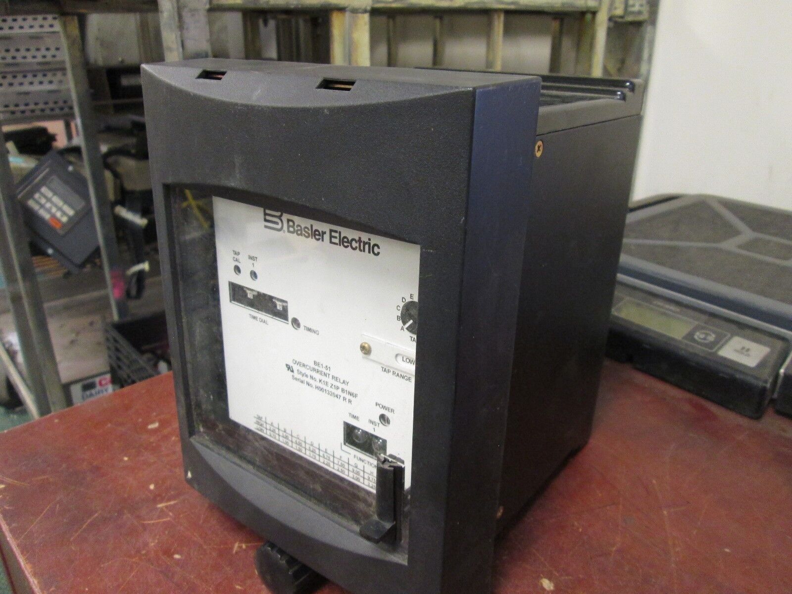 Basler Electric BE1-51 Overcurrent Relay K1E Z1P B1N6F Used