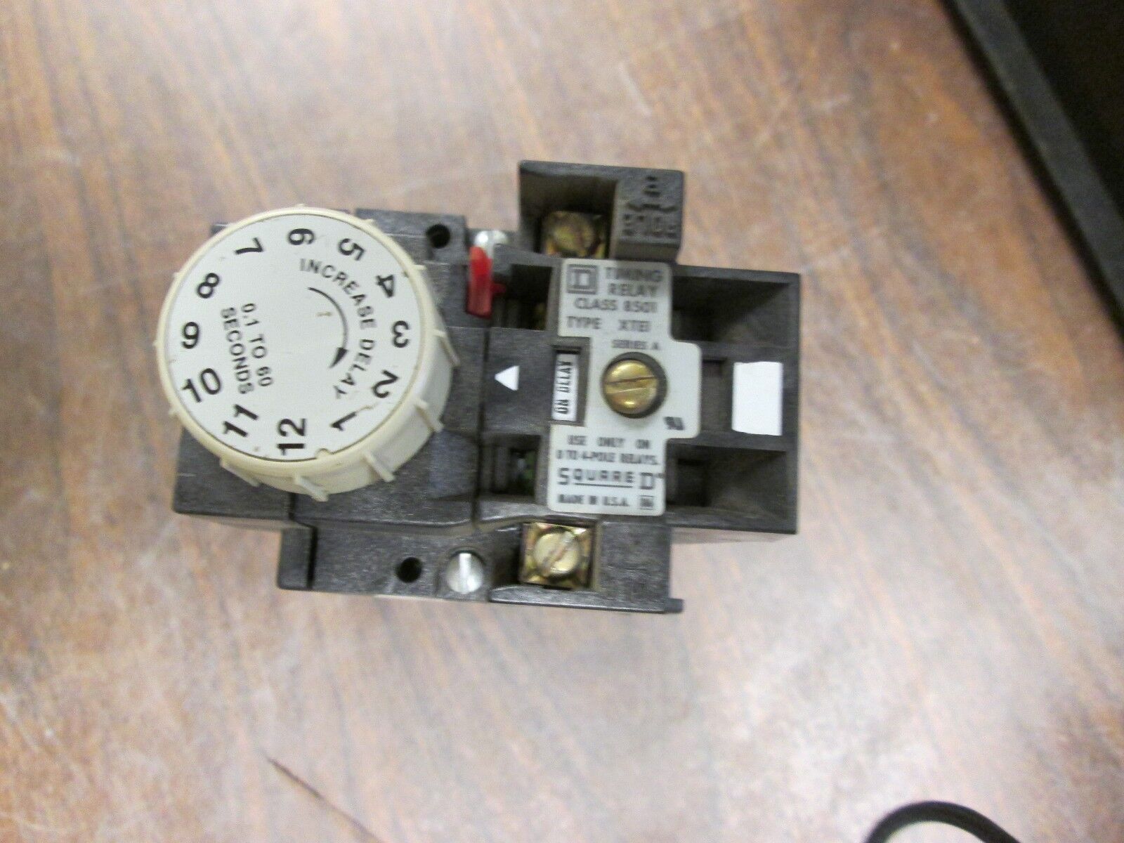 Square D Control Relay w/ Timing Relay 8501 X0 40 CP 8501 XTE1 20A Used