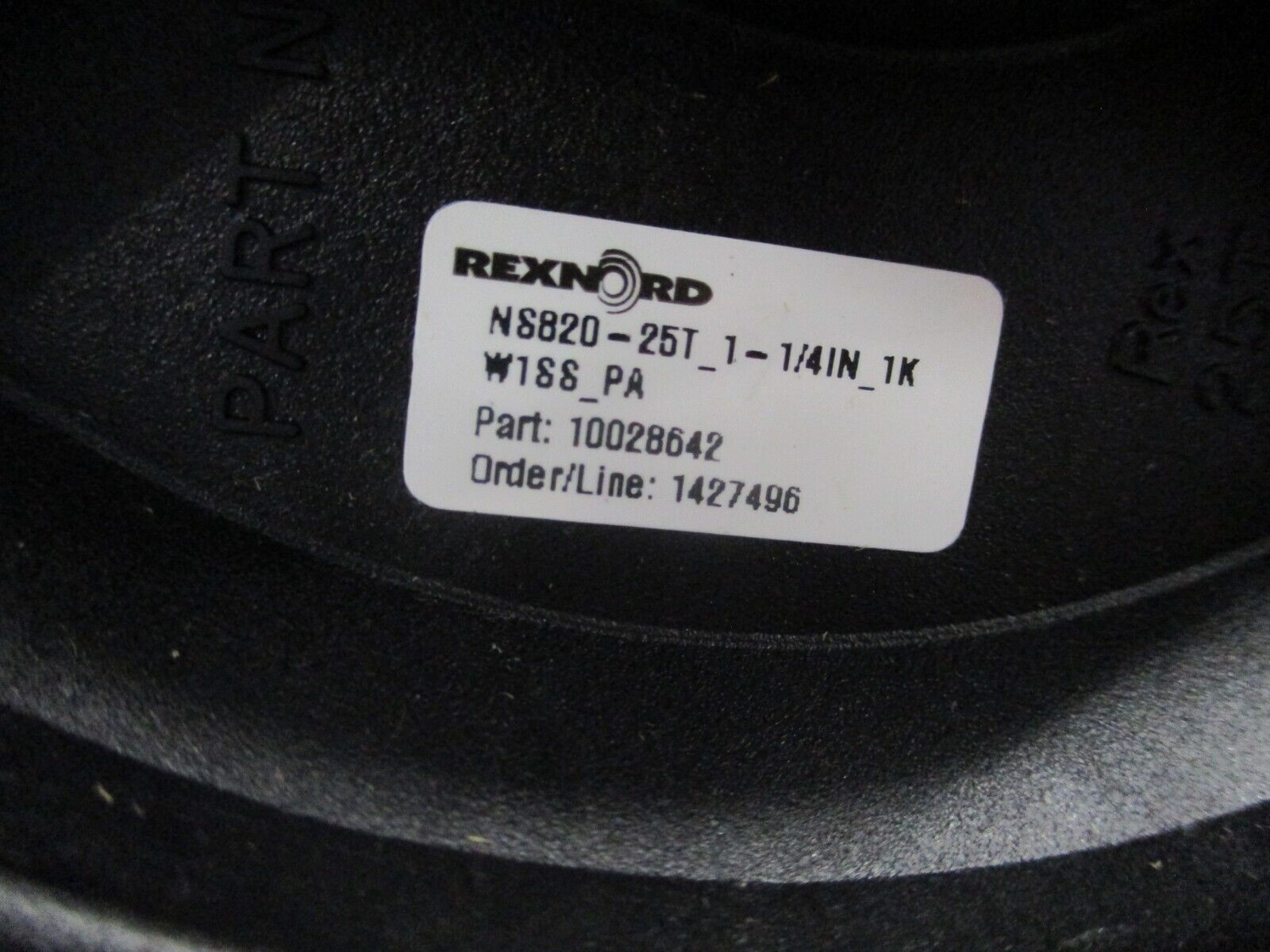 Rexnord Sprocket 10028642 NS820-257_1-1/4IN_1KW1SS_PA New Surplus