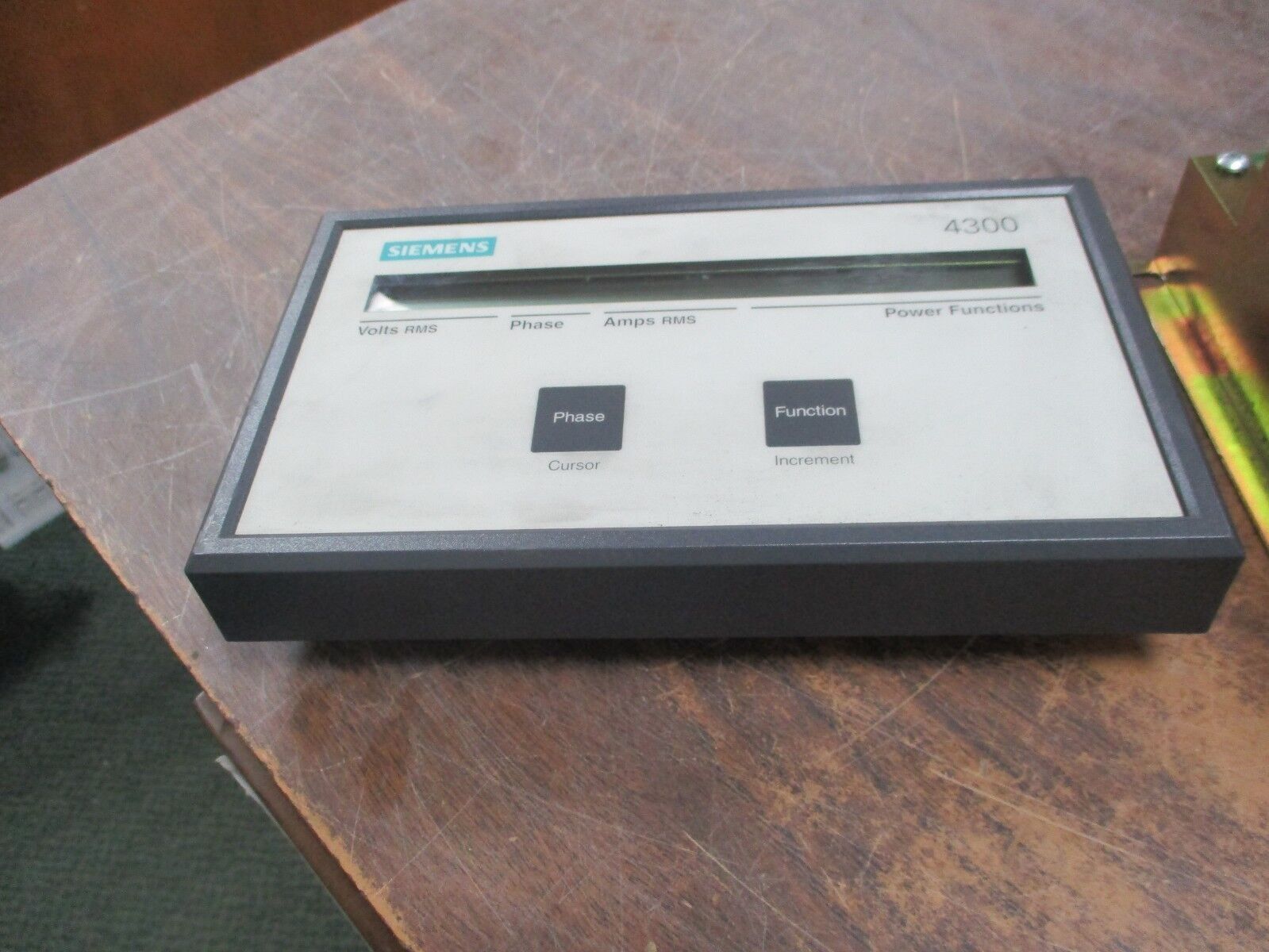 Siemens 4300 Power Meter & Display DC-120 4300 Display Module *No Cable* Used