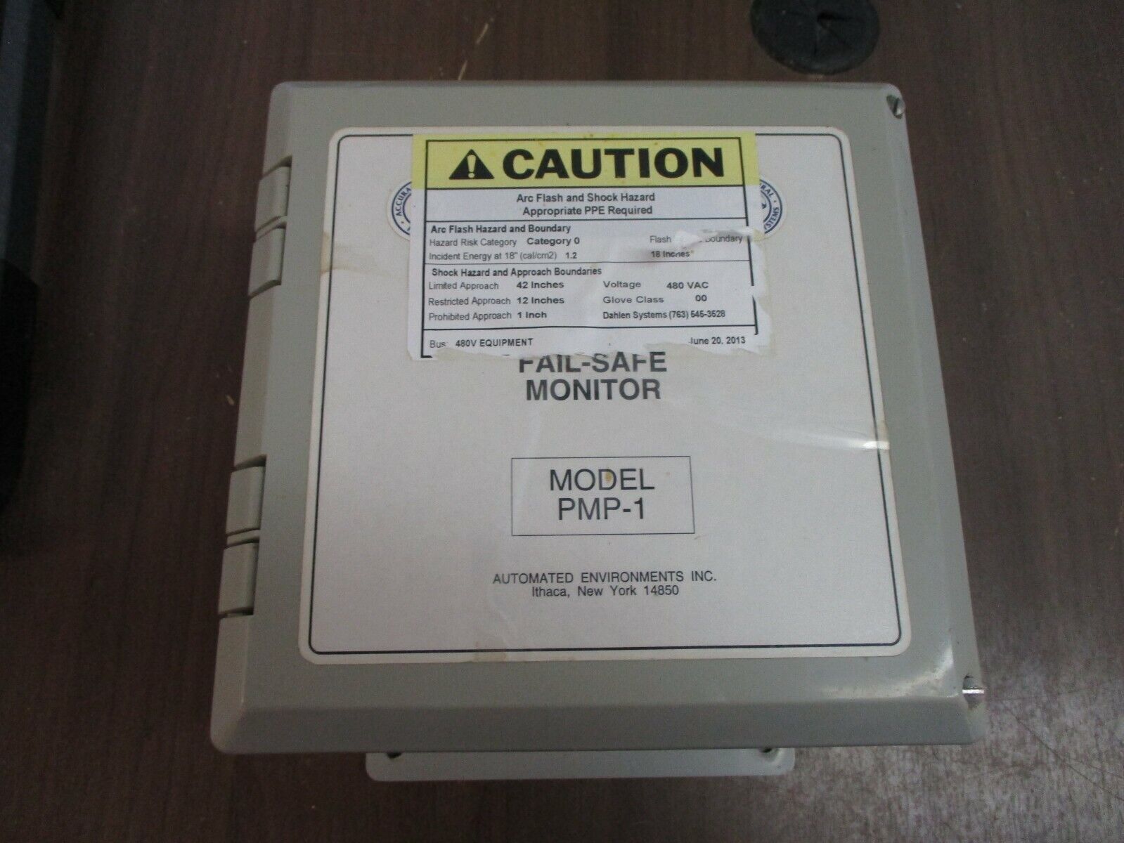Automated Environments, Inc. Power Loss & Fail-Safe Monitor PMP-1 Used