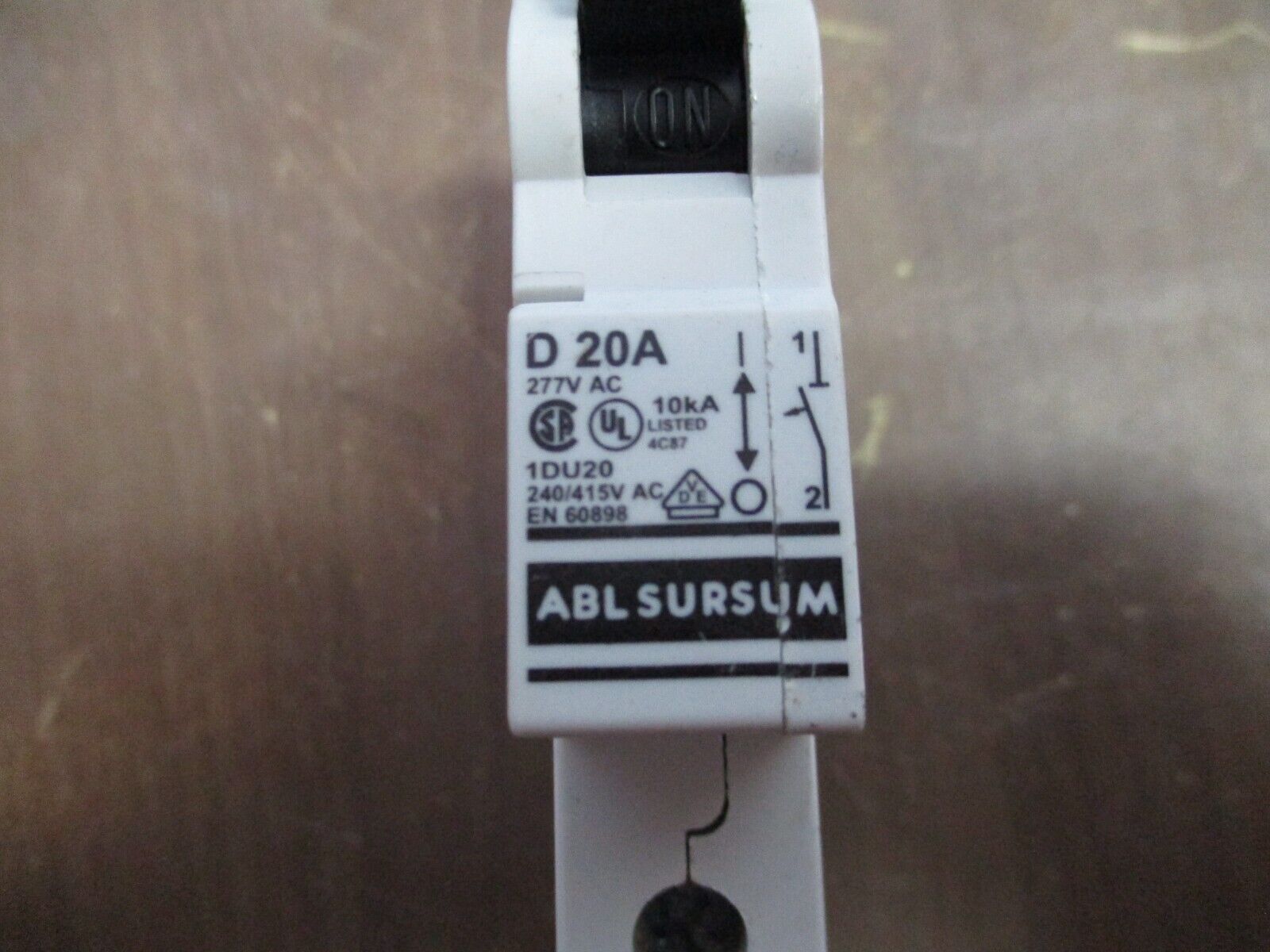 ABL Sursum Circuit Breaker 1DU20 277V 20A 1P Used