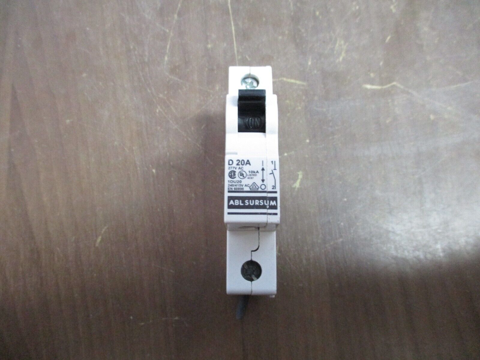 ABL Sursum Circuit Breaker 1DU20 277V 20A 1P Used